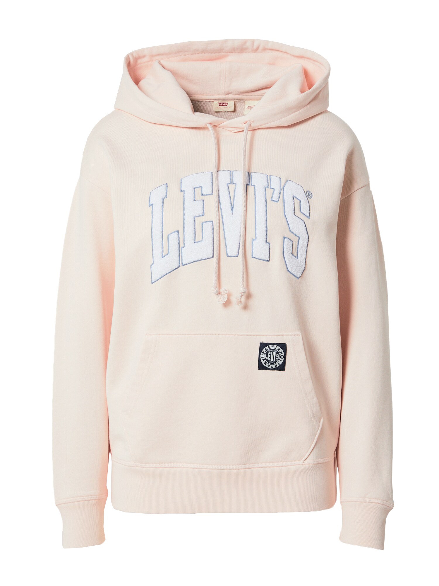 LEVI'S Суичър  небесносиньо / бледорозово / бяло