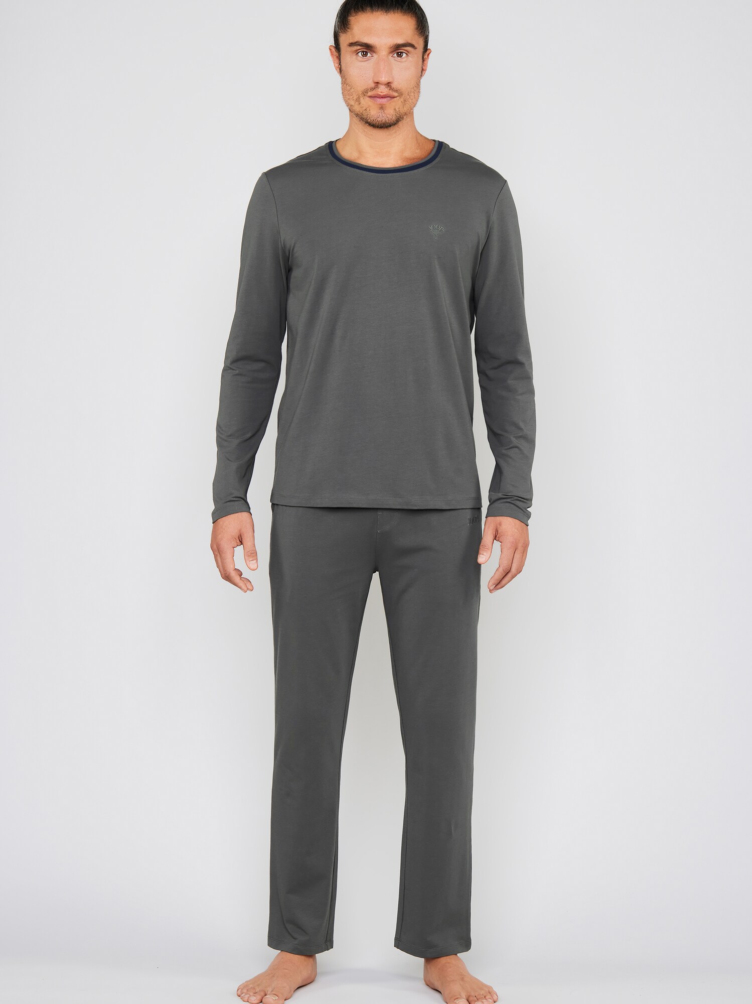 JOOP! Pijama largo 'Core' gris – imagen 3