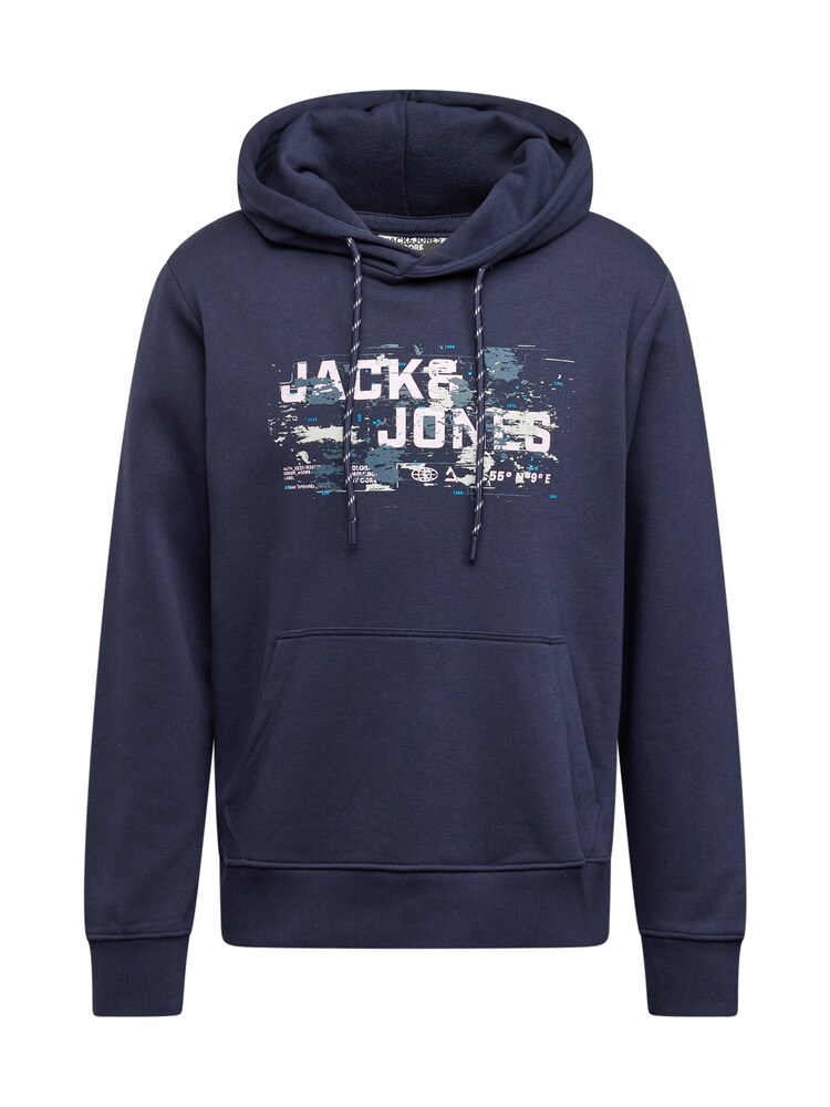 JACK & JONES Sweatshirt Herren Größe S marine / mint / pastellpink / weiß