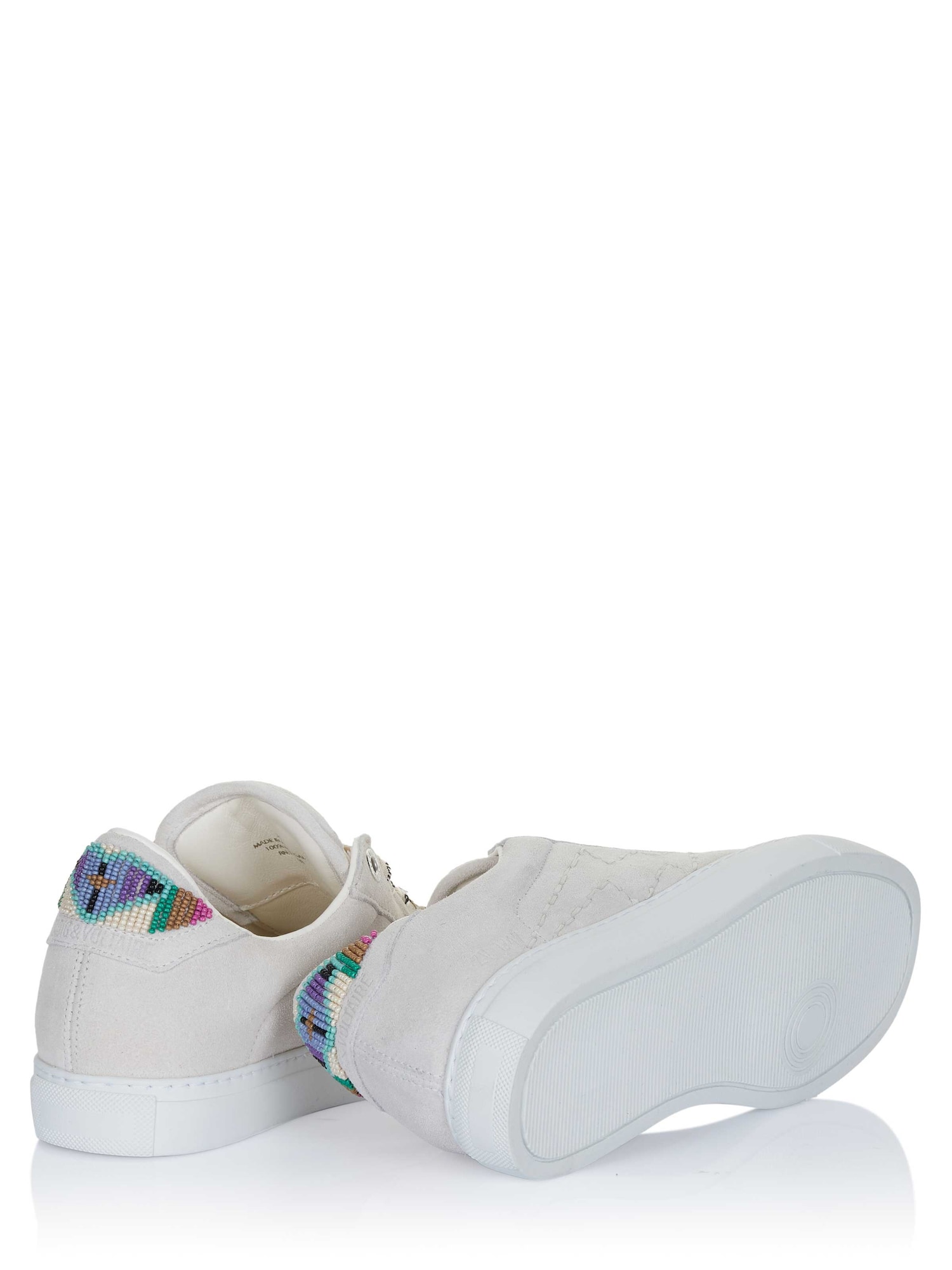 Zadig & Voltaire Zapatillas deportivas bajas 'Zadig & Voltaire LA FLASH FOLK BEADS Sneaker weiß' blanco – imagen 3
