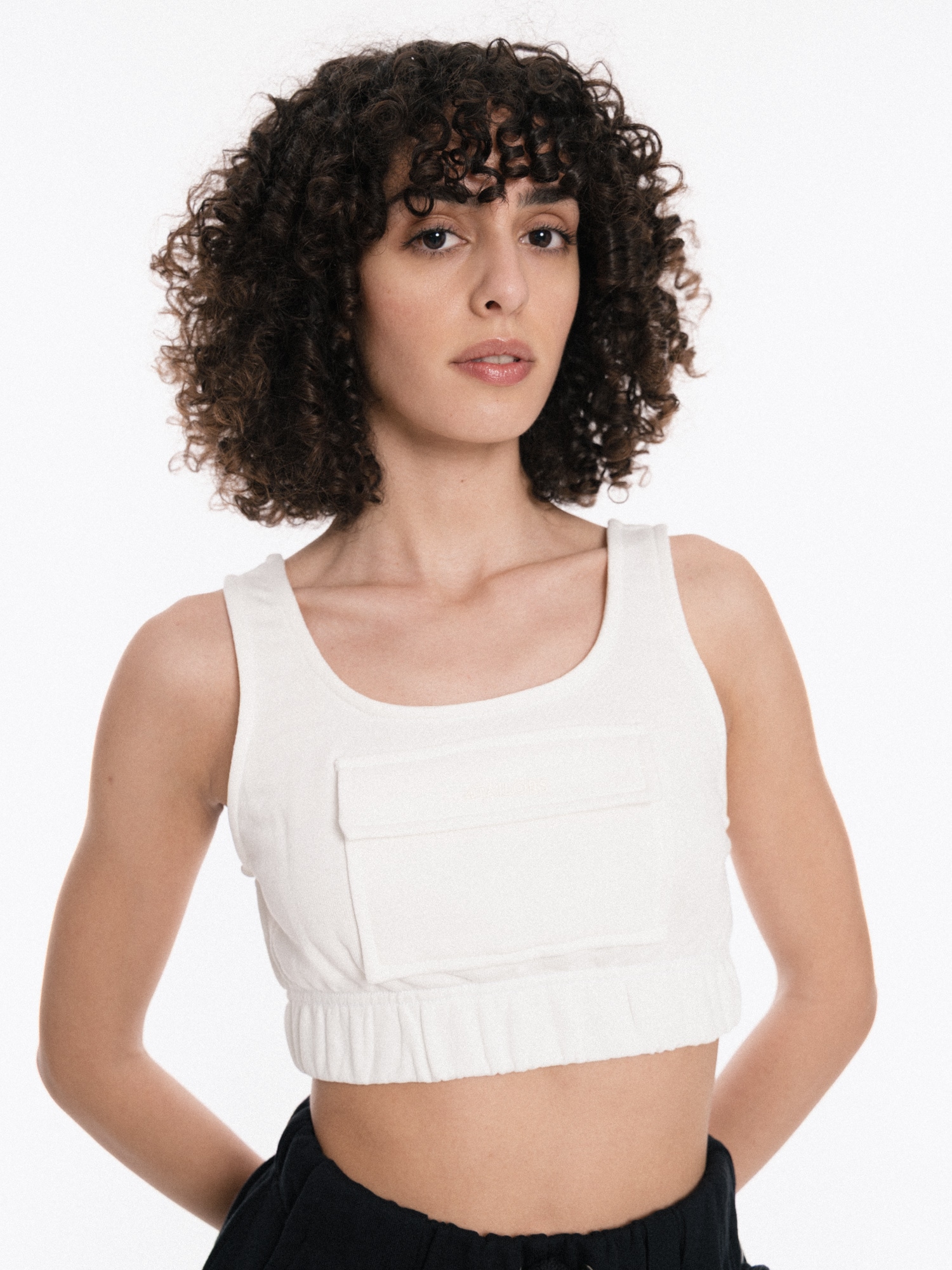 4TAILORS Top Sorbet alb