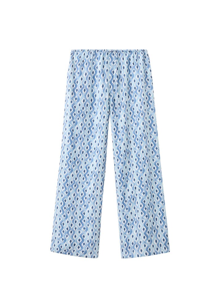 MANGO TEEN Hose Mädchen Größe 152 pastellblau / hellblau / dunkelblau