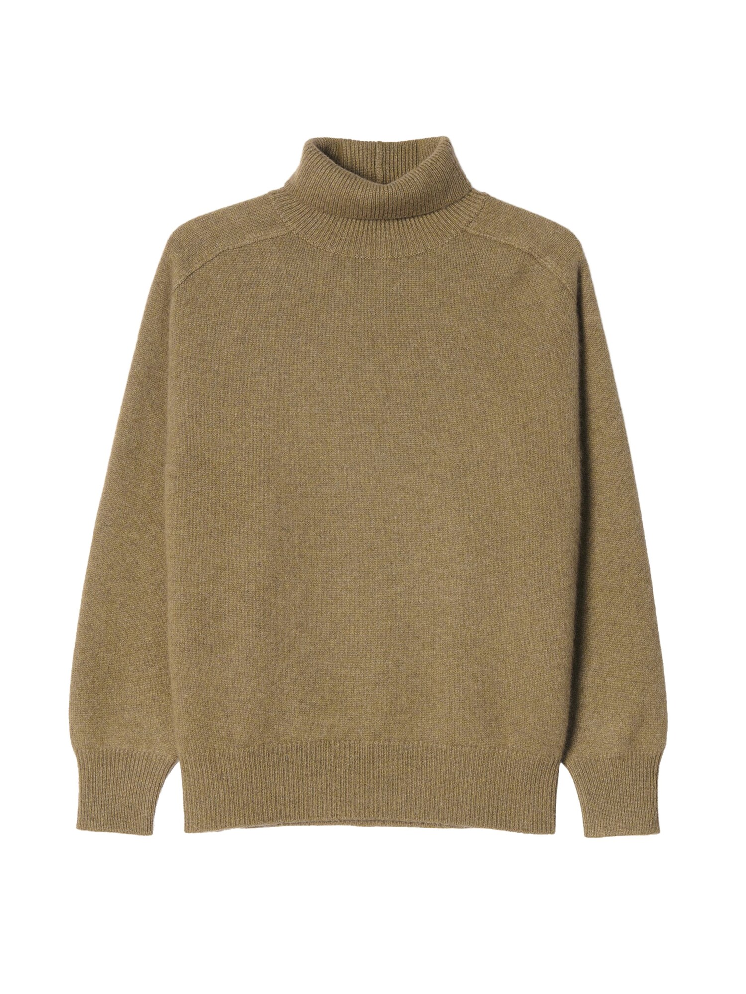 GOBI Cashmere Jersey 'Unisex High-Neck Cashmere Sweater'  oliva
