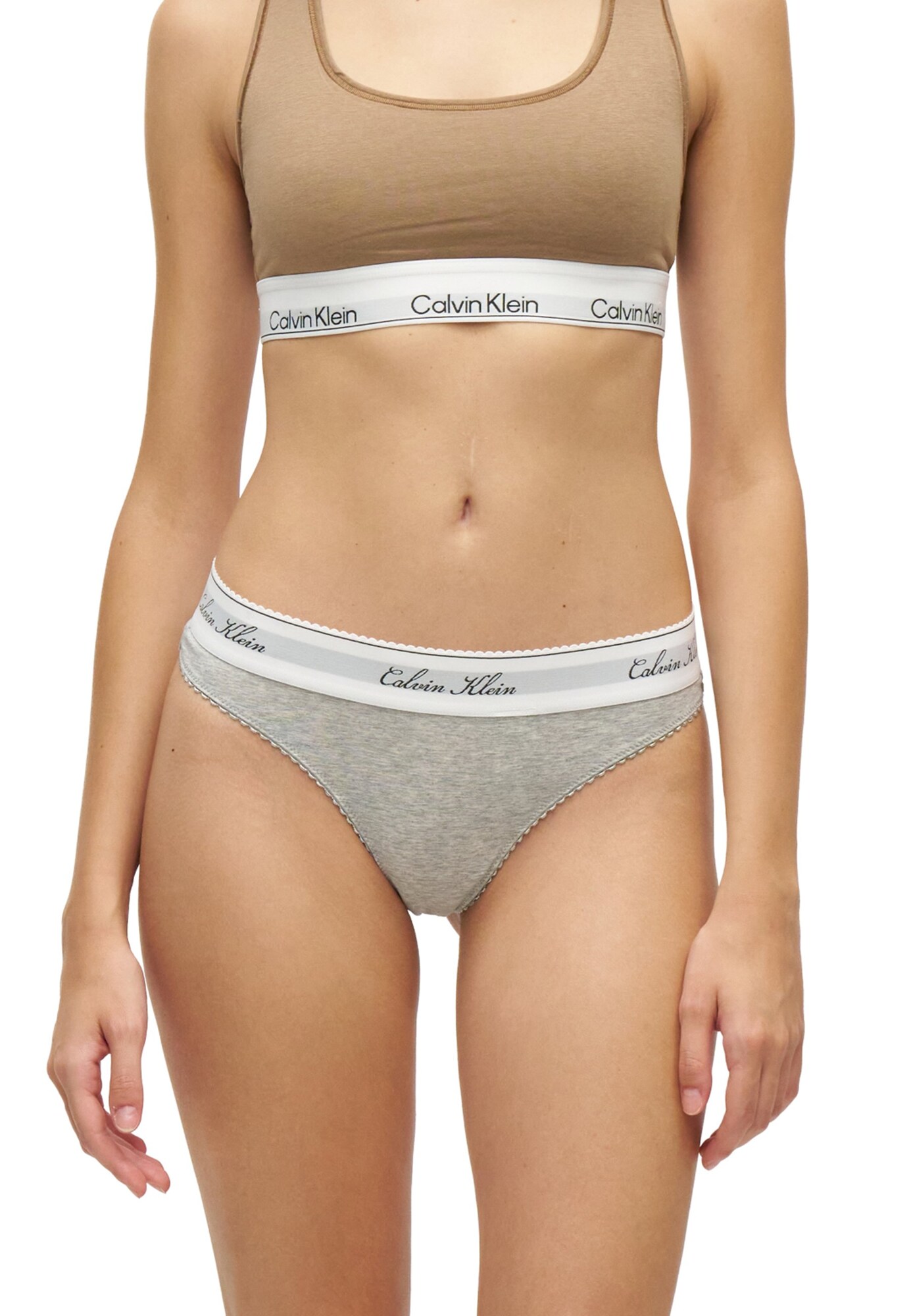 Calvin Klein Underwear Tanga  gris moteado / negro / blanco – imagen 12
