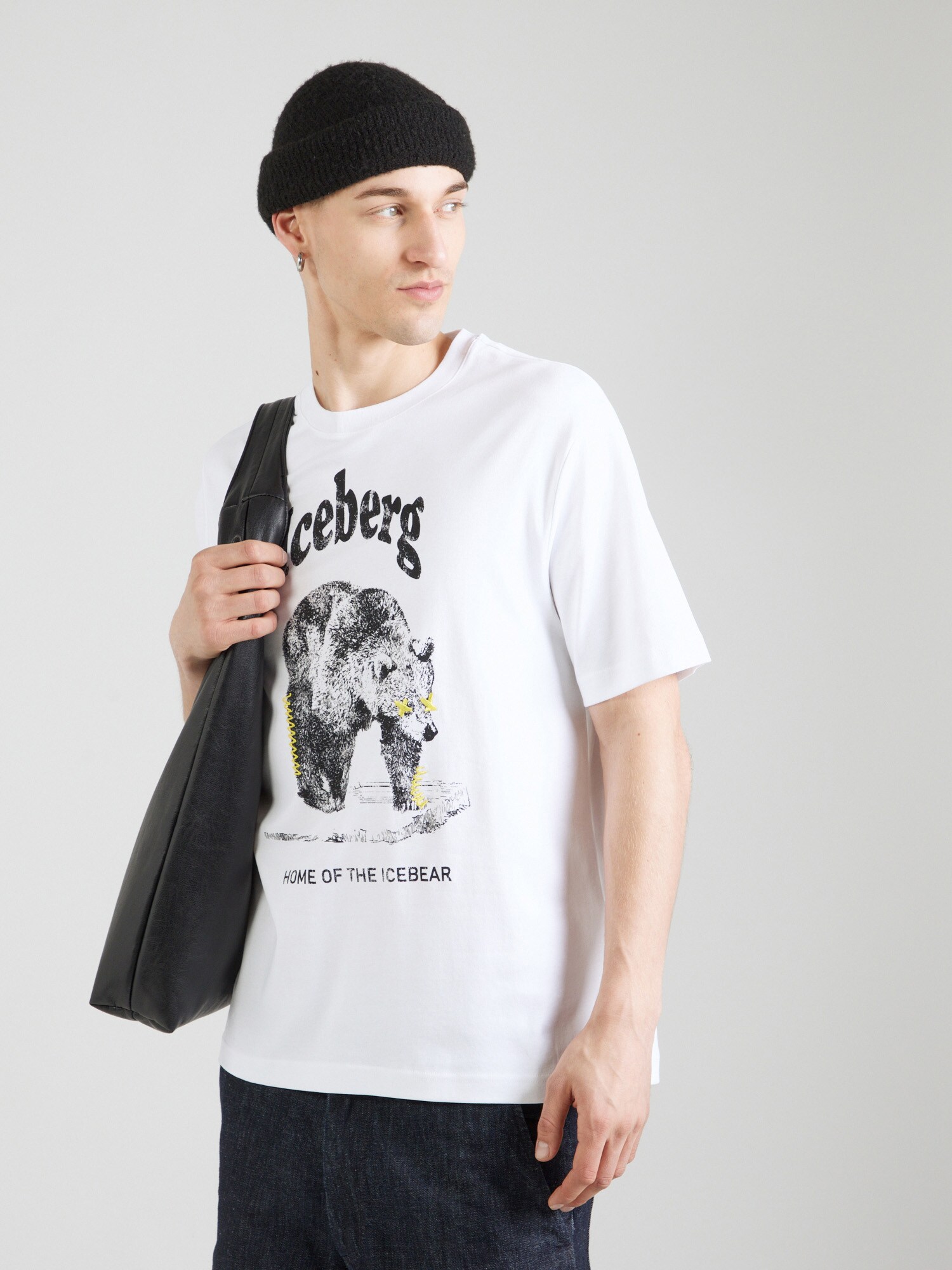 ICEBERG Póló  sárga / fekete / fehér termék 2. képe
