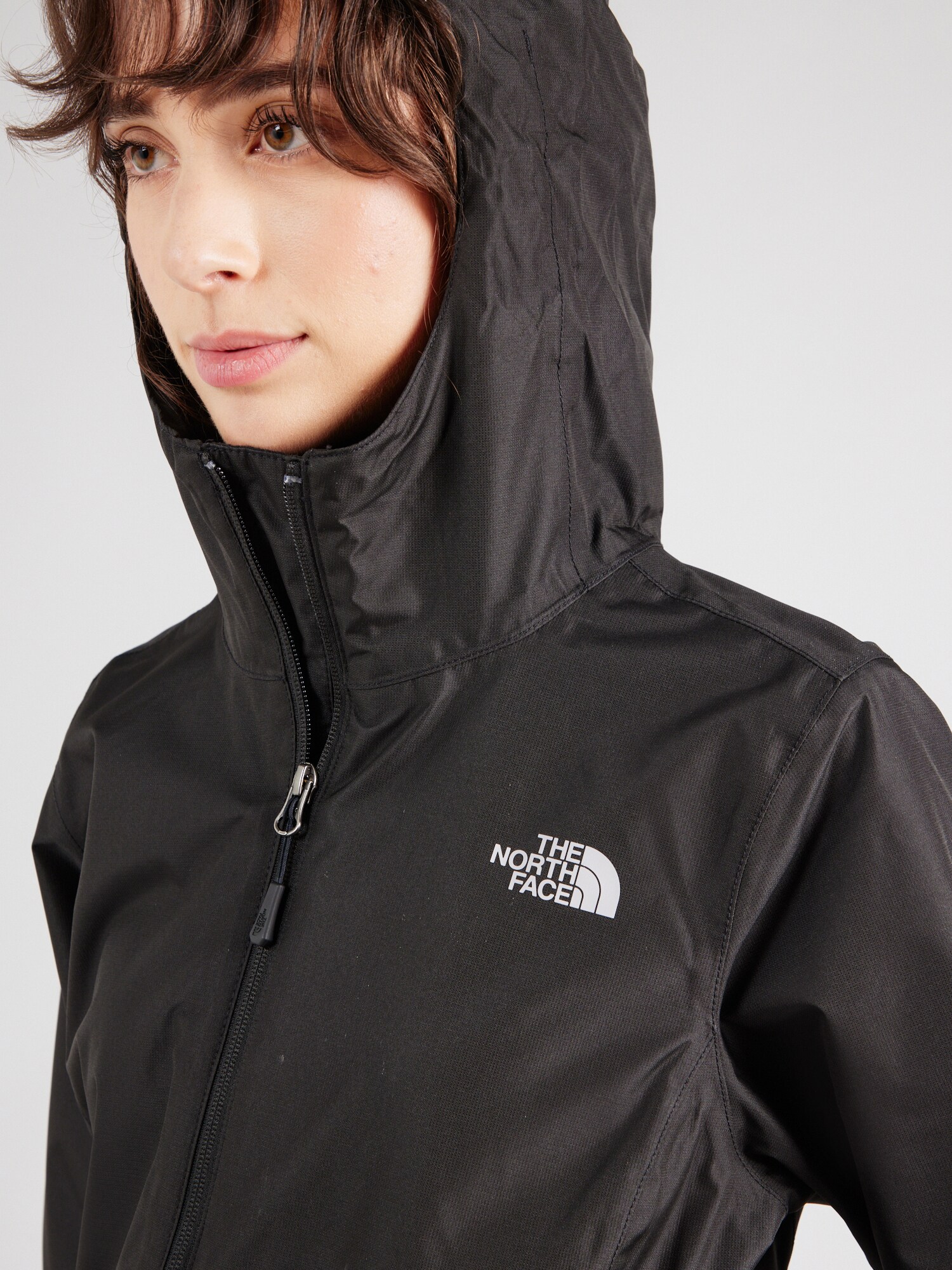 THE NORTH FACE Outdoorová bunda 'Quest' čierna / biela (obrázok 5)