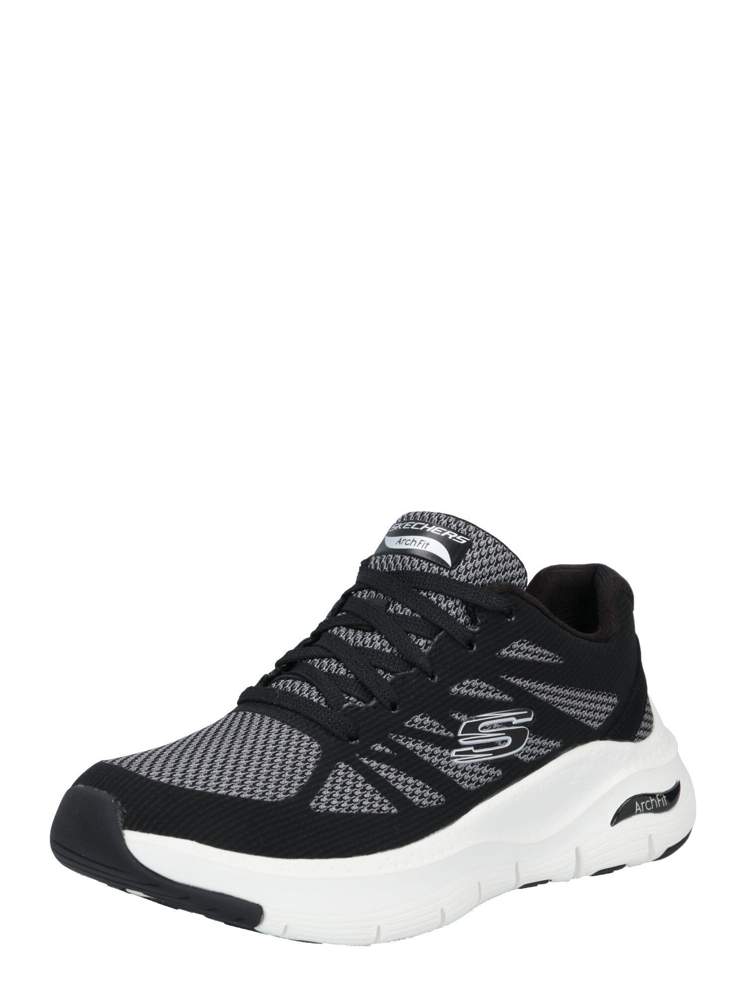 SKECHERS Sportbačiai be auliuko 'ARCH'  balta / juoda