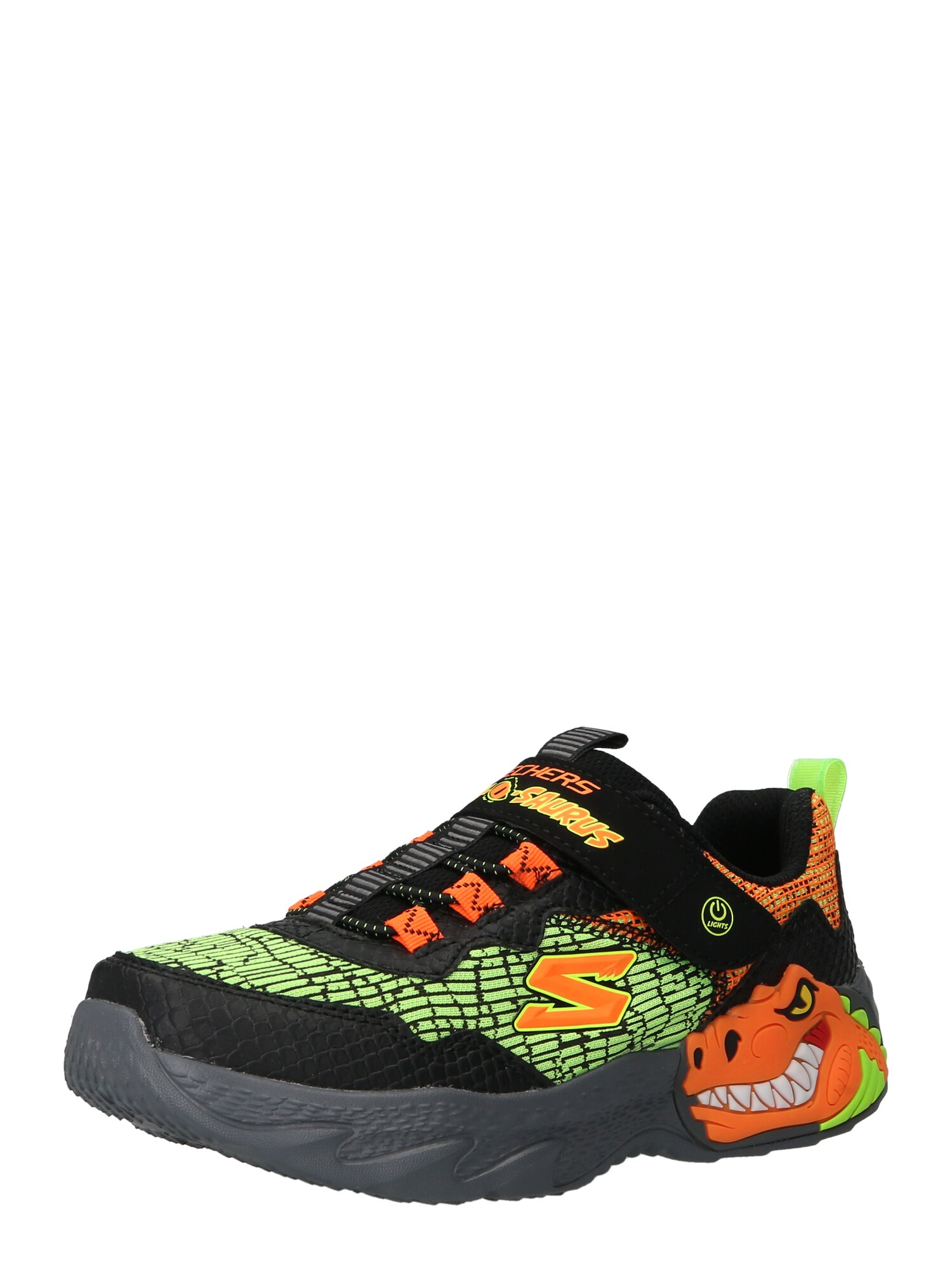 SKECHERS Sportcipő  világoszöld / narancs / fekete akciós termékkép 1