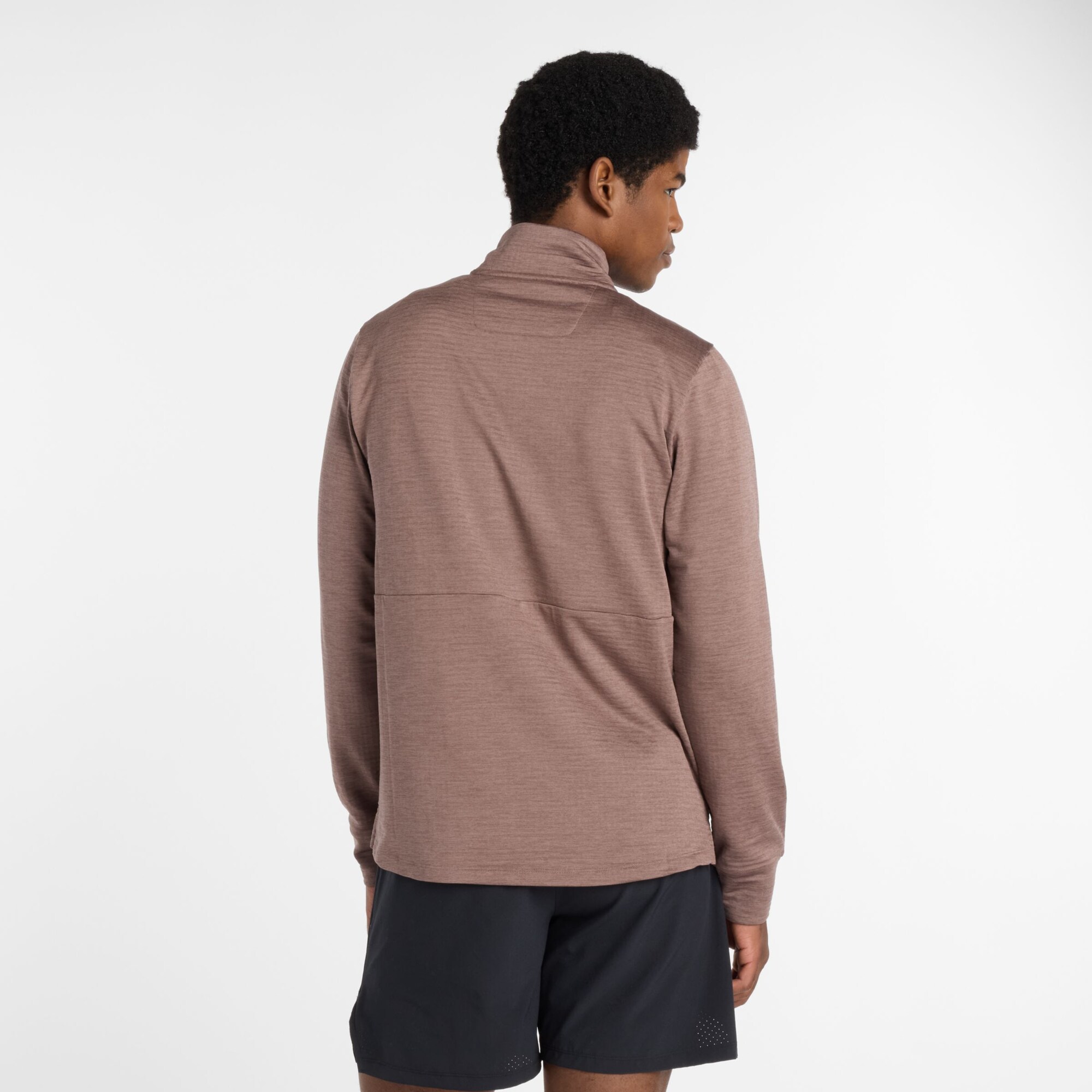 New balance Camiseta funcional 'Athletics' taupe / plata – imagen 3