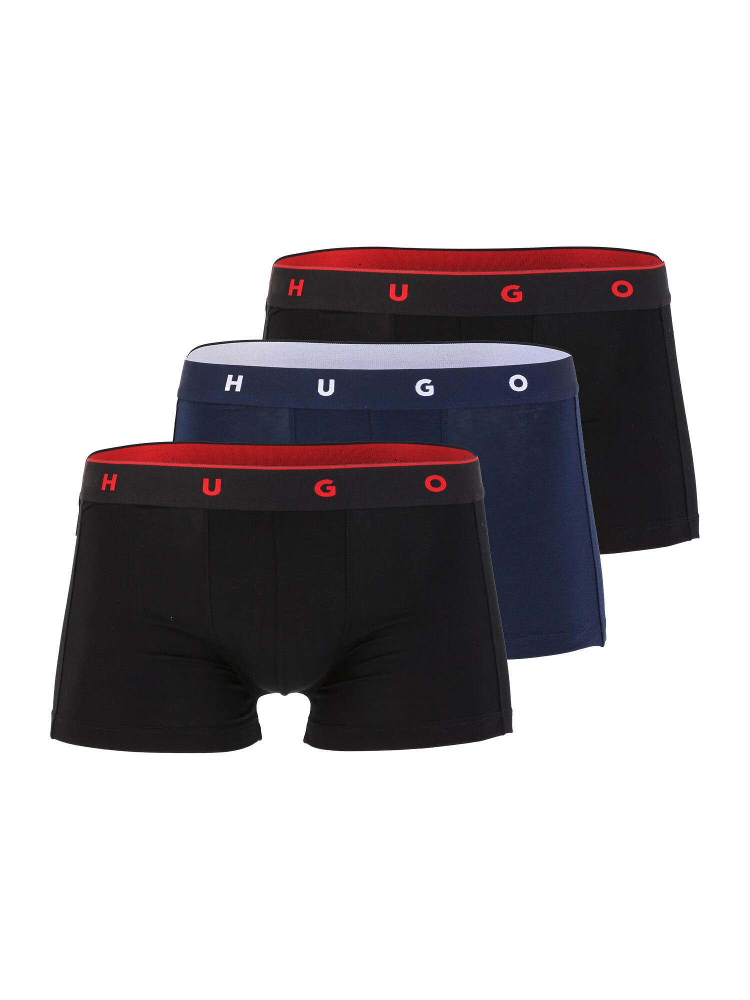 HUGO Boxeri TITAN bleumarin / roșu / negru / alb