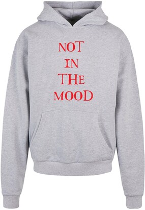 Merchcode Sweatshirt ‘NITM – Hollow’ Grijs gemêleerd / Rood