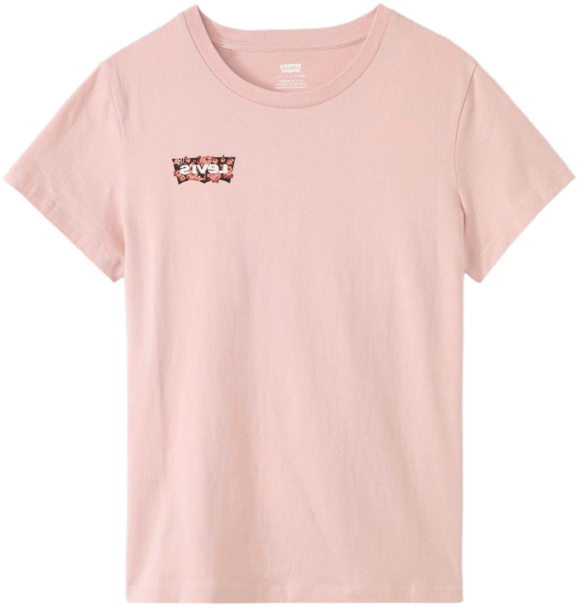 LEVIS ® Tricou Perfect Tee  roz / roșu bordeaux / alb