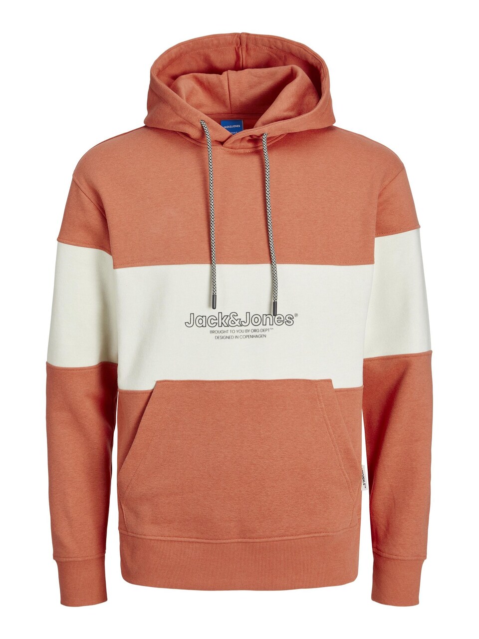 Sweatshirt 'JORLakewood' mandarin / svart
