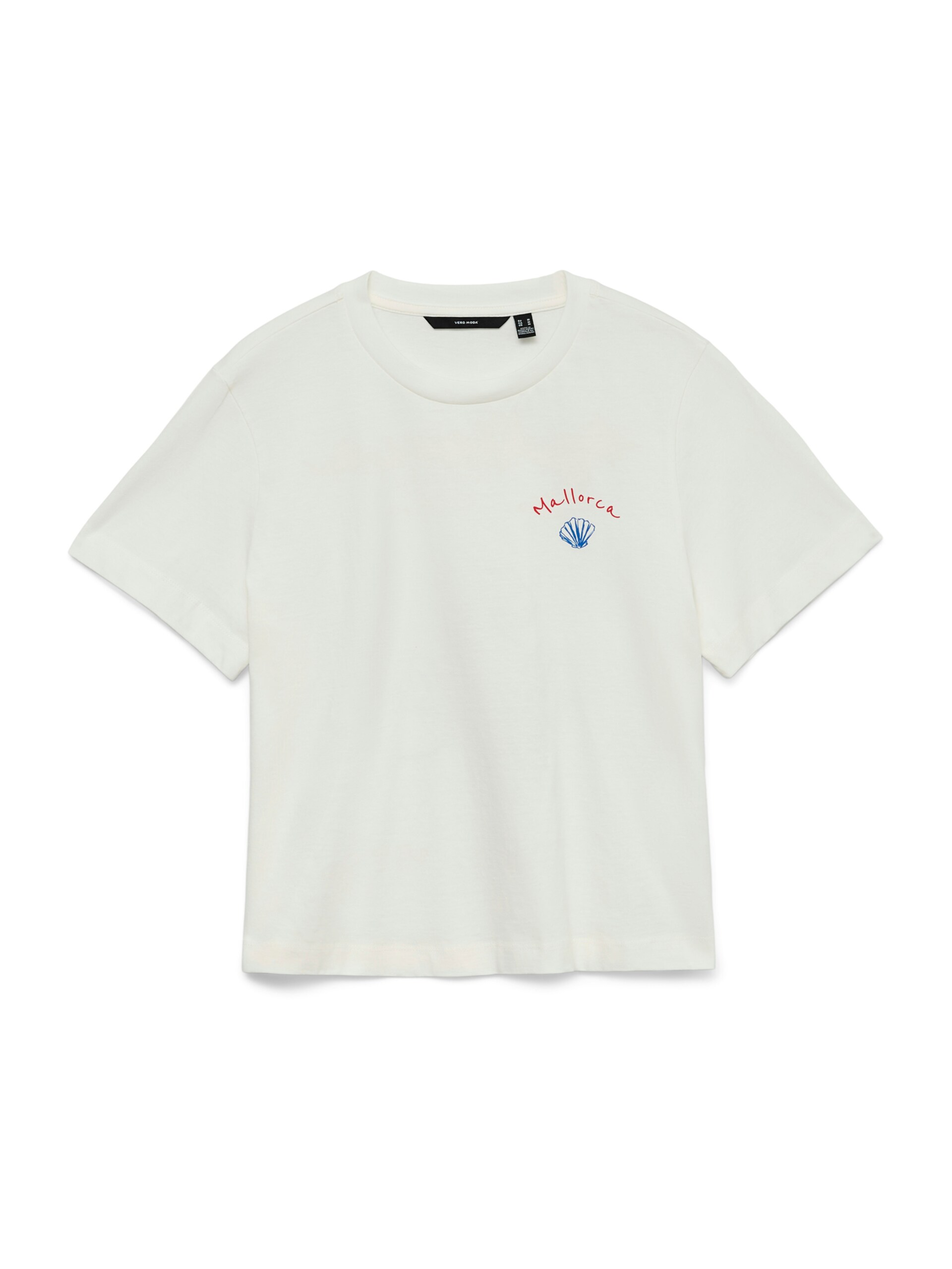 VERO MODA T-shirt 'VMGina Mette' blå / röd dam