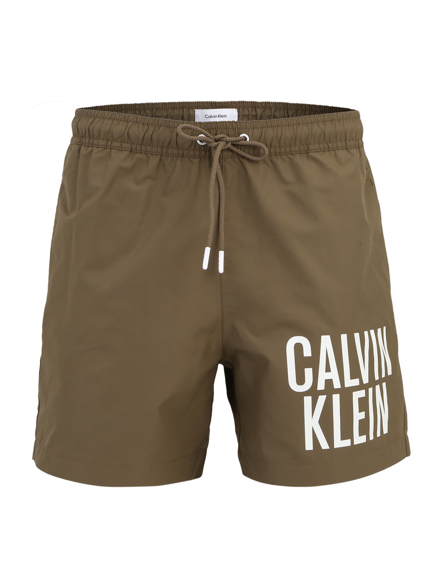 Calvin Klein Underwear Шорти за плуване 'Intense Power'  маслина / бяло