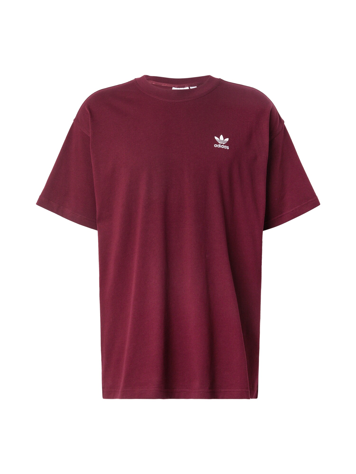 ADIDAS ORIGINALS Tričko 'ESS'  gaštanová / biela