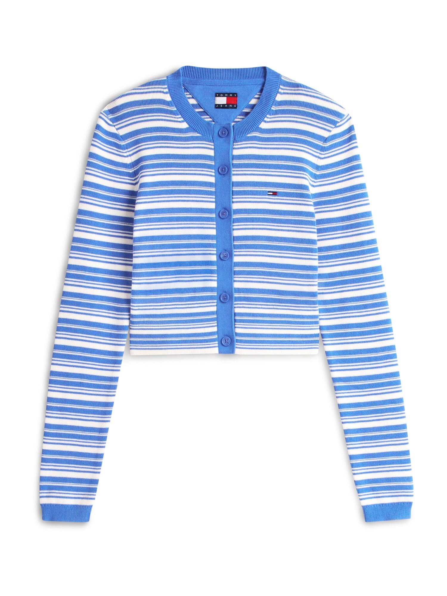 Tommy Jeans Kardigan  plava / bijela