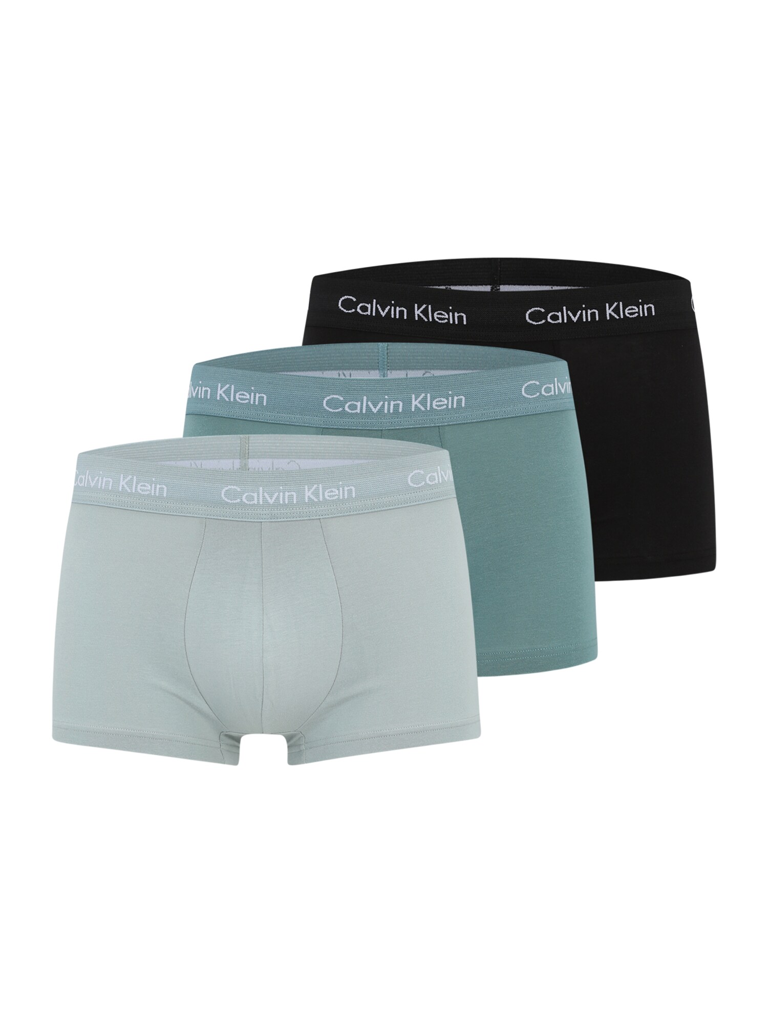 Calvin Klein Underwear Boxerky  petrolejová / mätová / čierna / biela