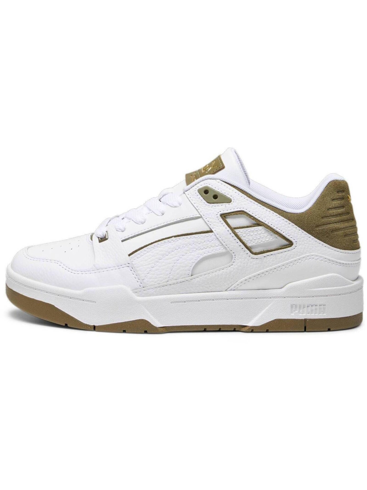 PUMA Calzado deportivo  marrón oscuro / blanco