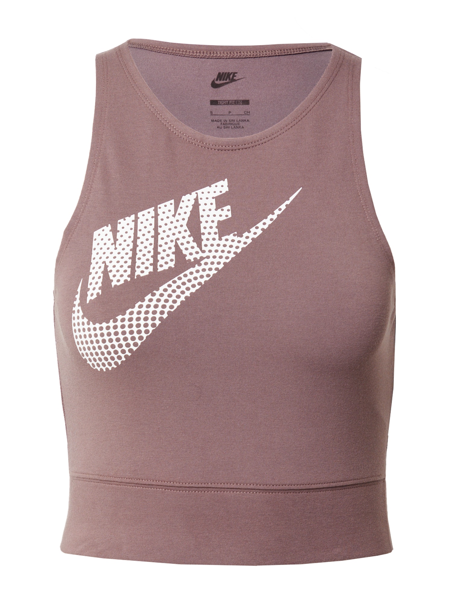 Nike Sportswear Top  sivkasto ljubičasta (mauve) / bijela
