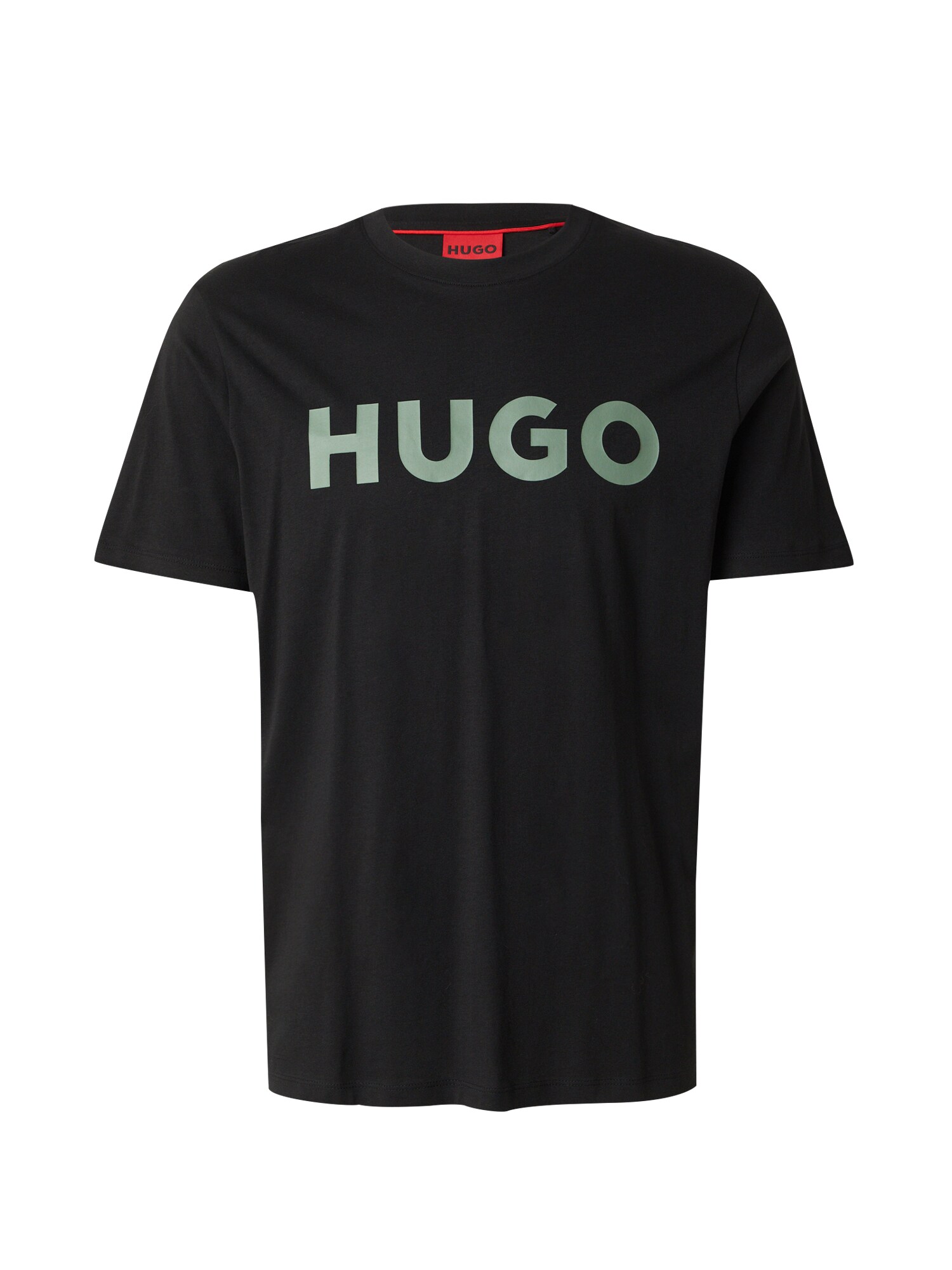 HUGO Póló 'Dulivio'  világoszöld / fekete akciós termékkép 1