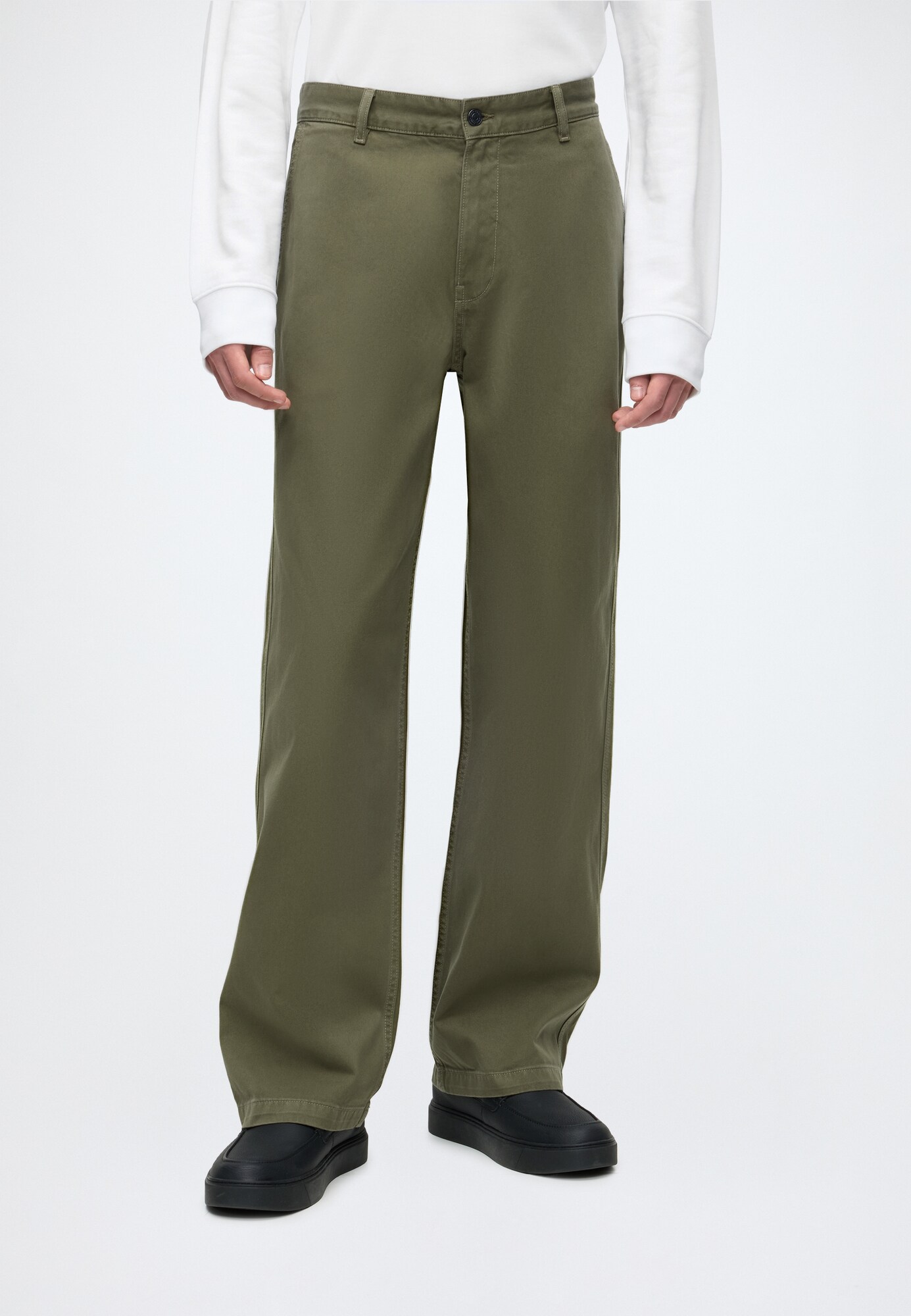 Calvin Klein Jeans Pantalón chino  caqui – imagen 4