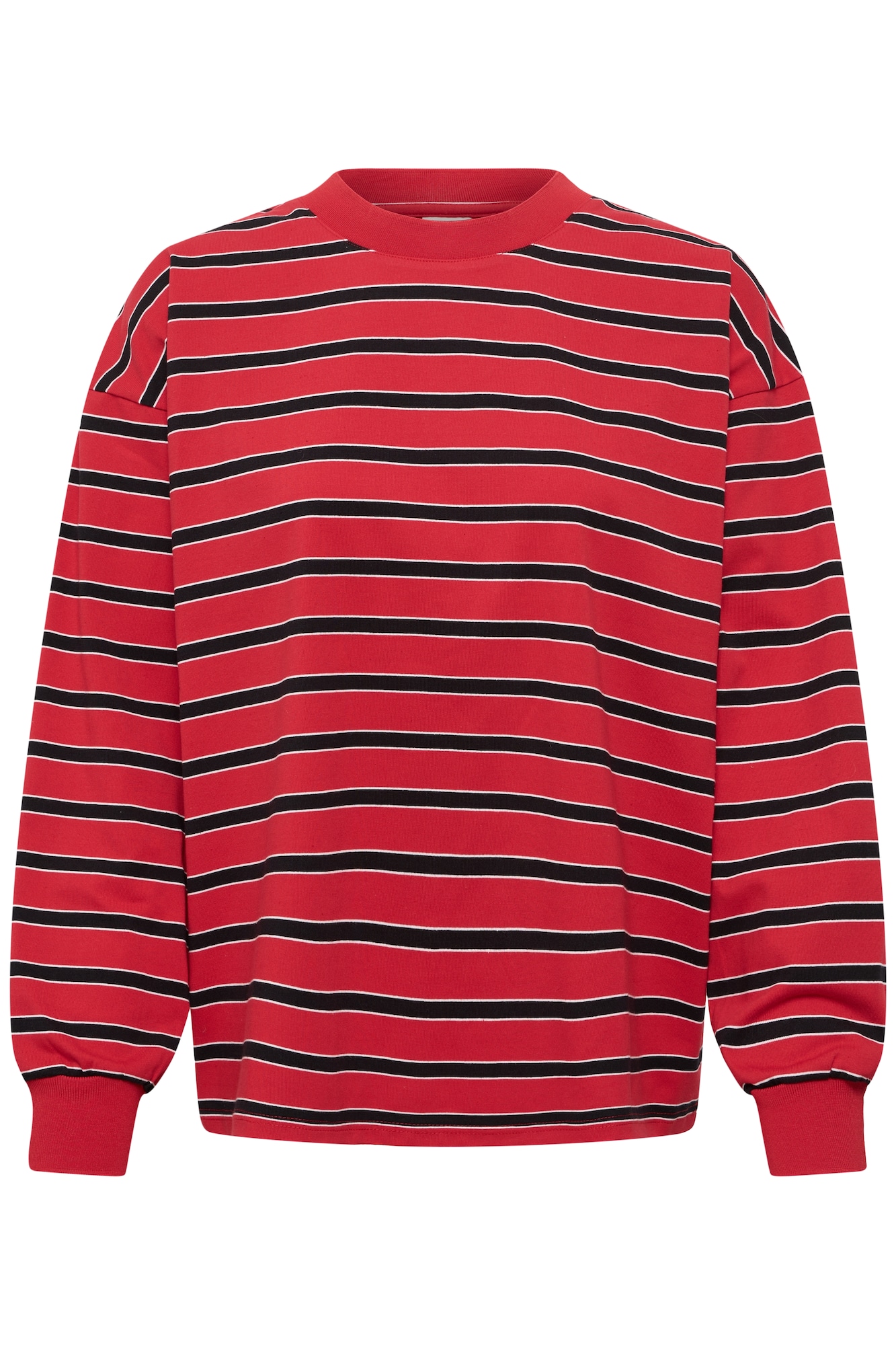 ICHI Tricou IHXLABELLA roșu / negru / alb
