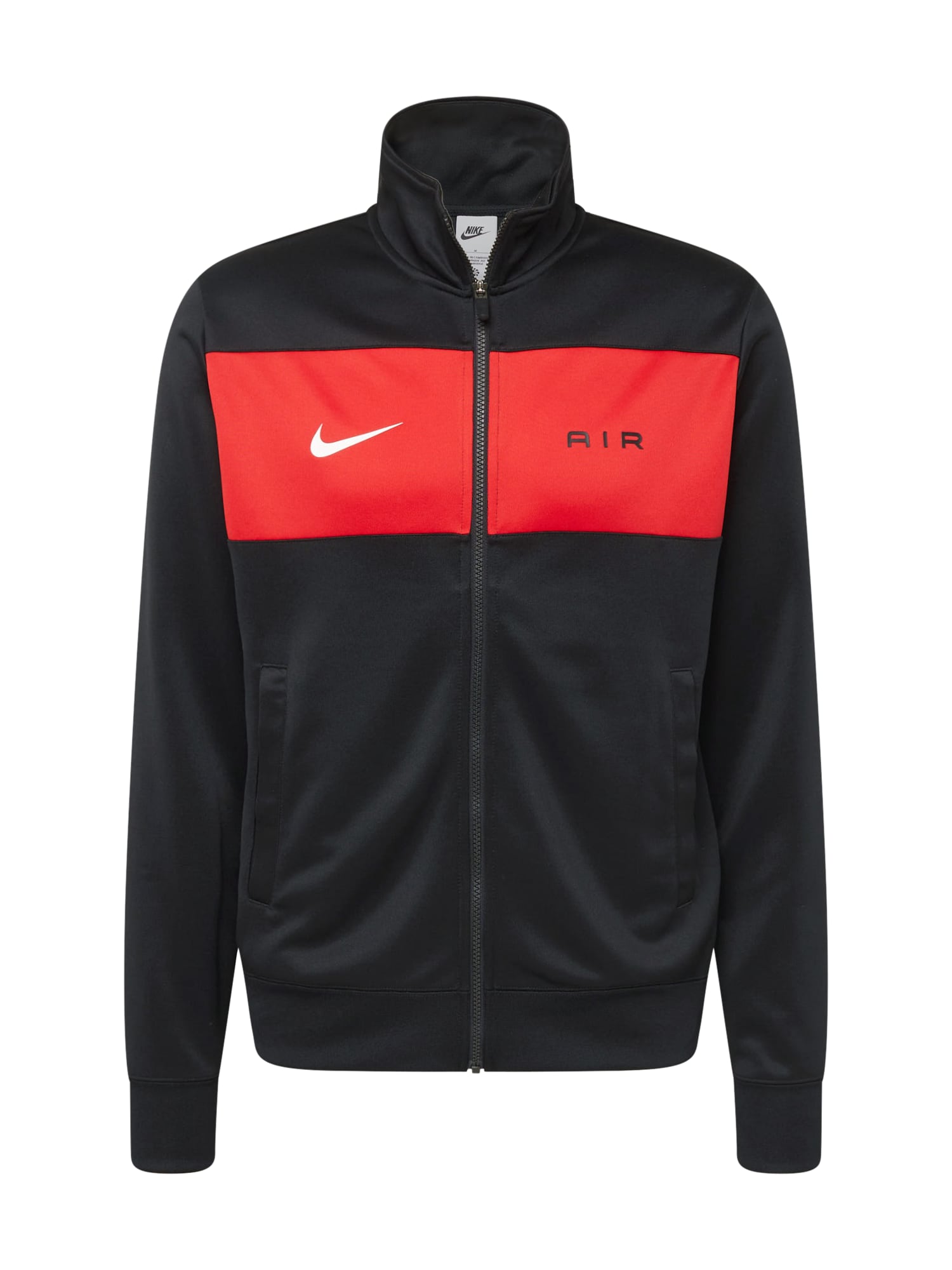 Nike Sportswear Суичъри с качулка 'AIR'  червено / черно / бяло