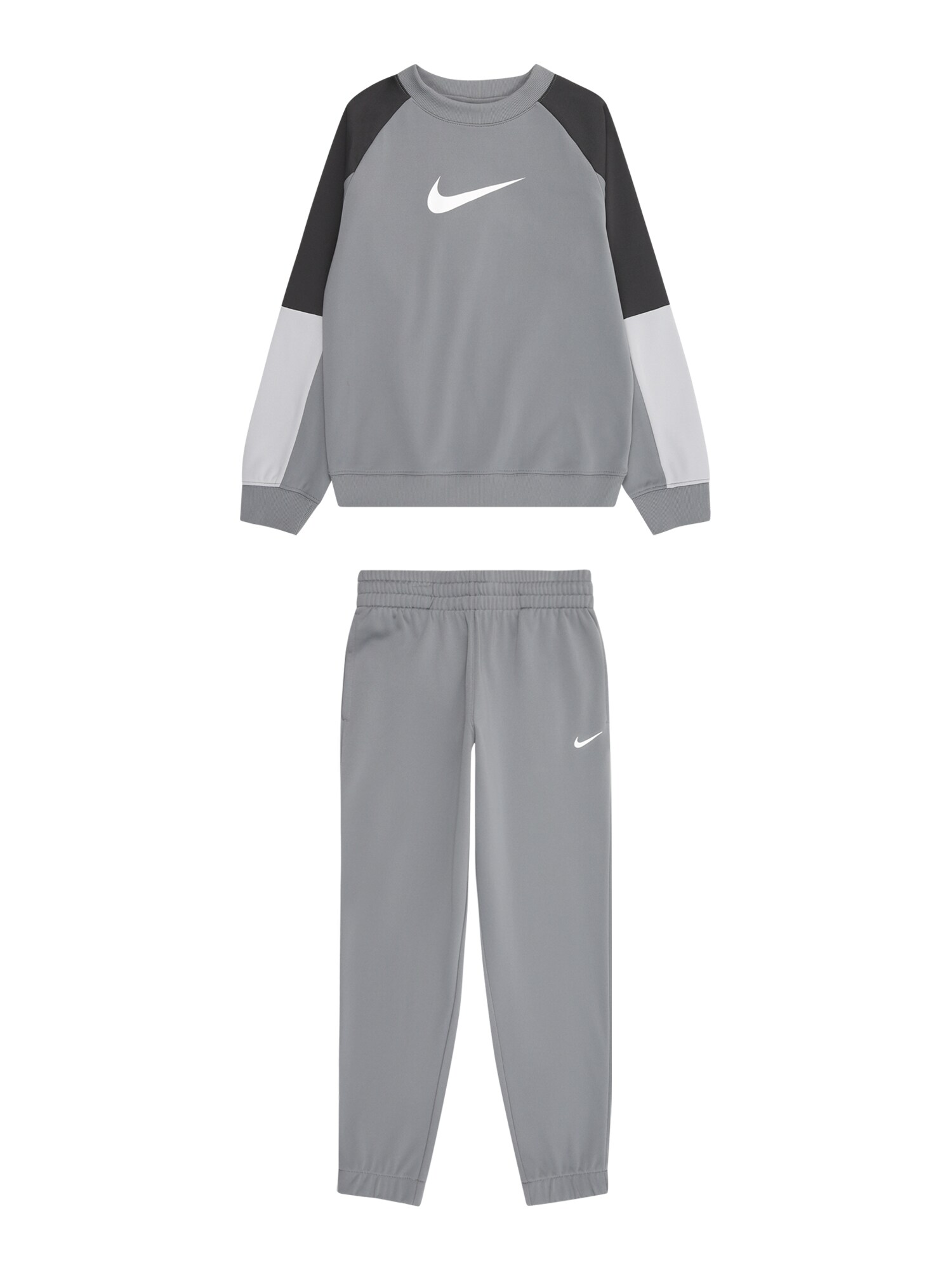 Nike Sportswear Joggingová súprava  sivá / antracitová / biela / šedobiela