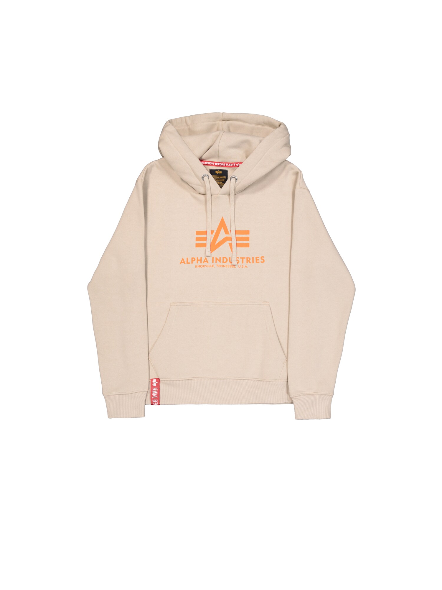 ALPHA INDUSTRIES Mikina  béžová / oranžová