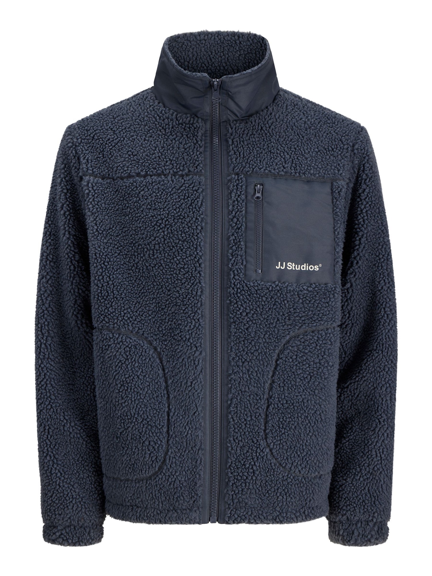JACK & JONES Jachetă  fleece JJESOHO bleumarin