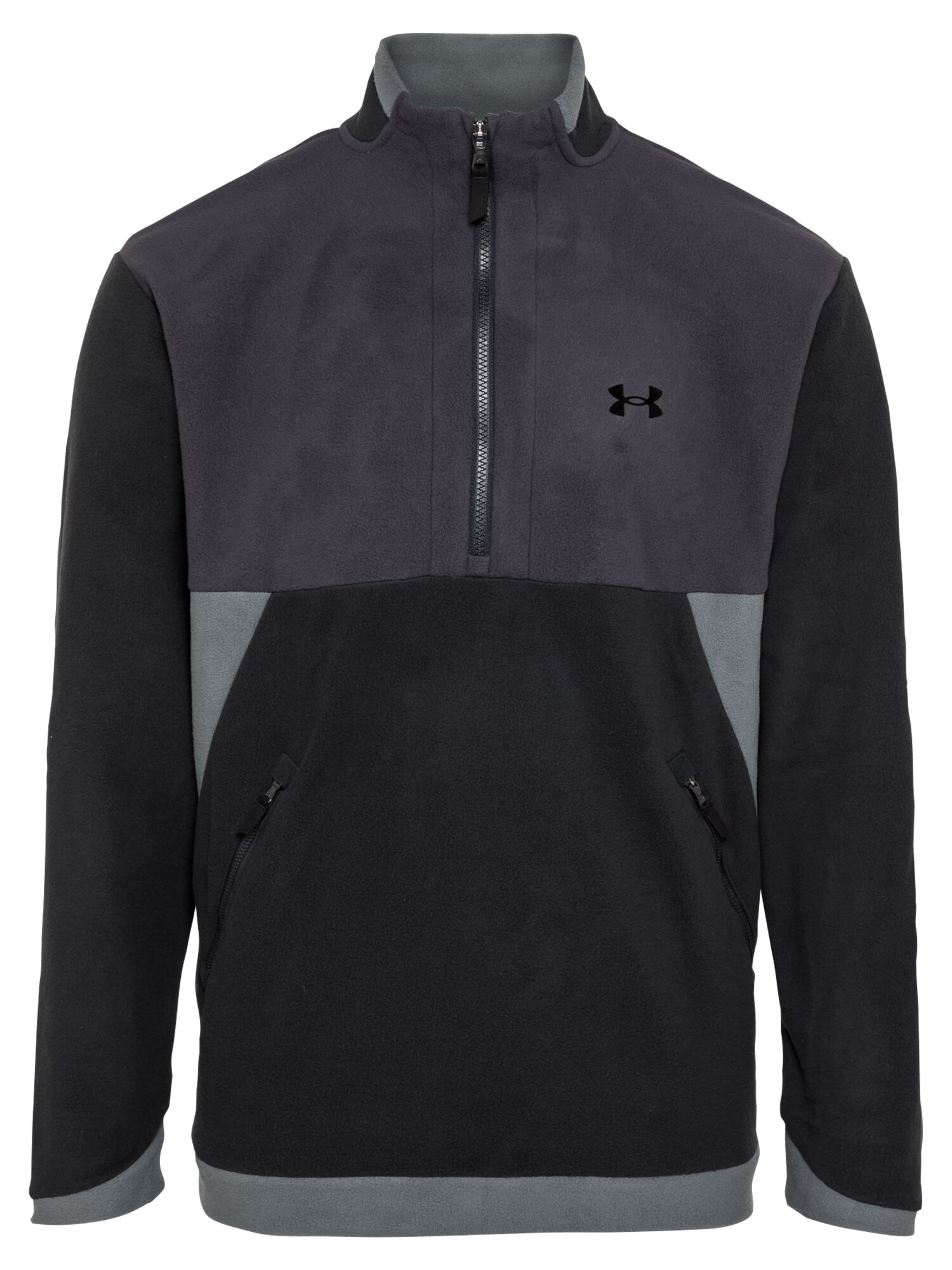 UNDER ARMOUR Sportinis megztinis  juoda / antracito / pilka