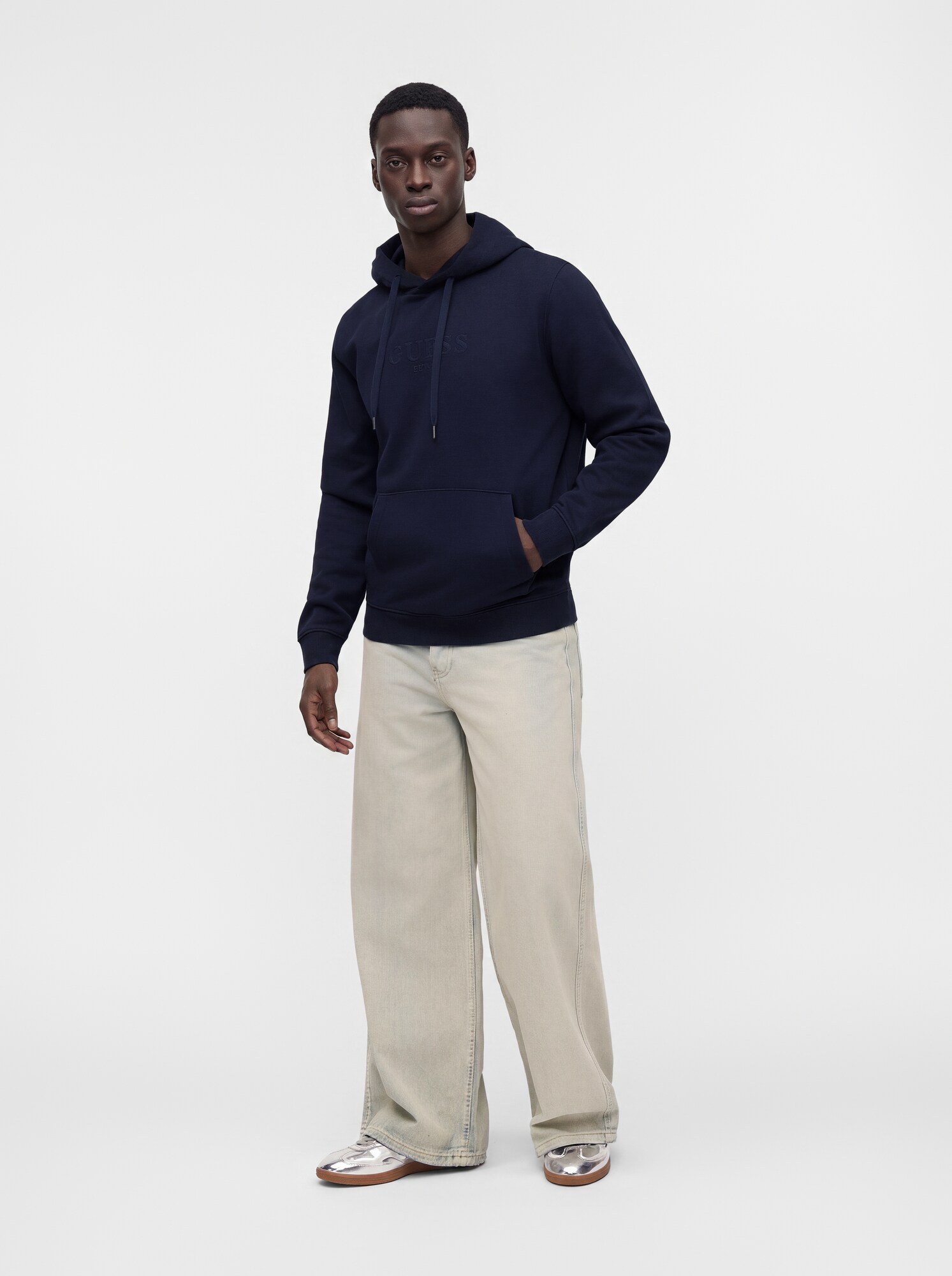 GUESS Sudadera  navy – imagen 3