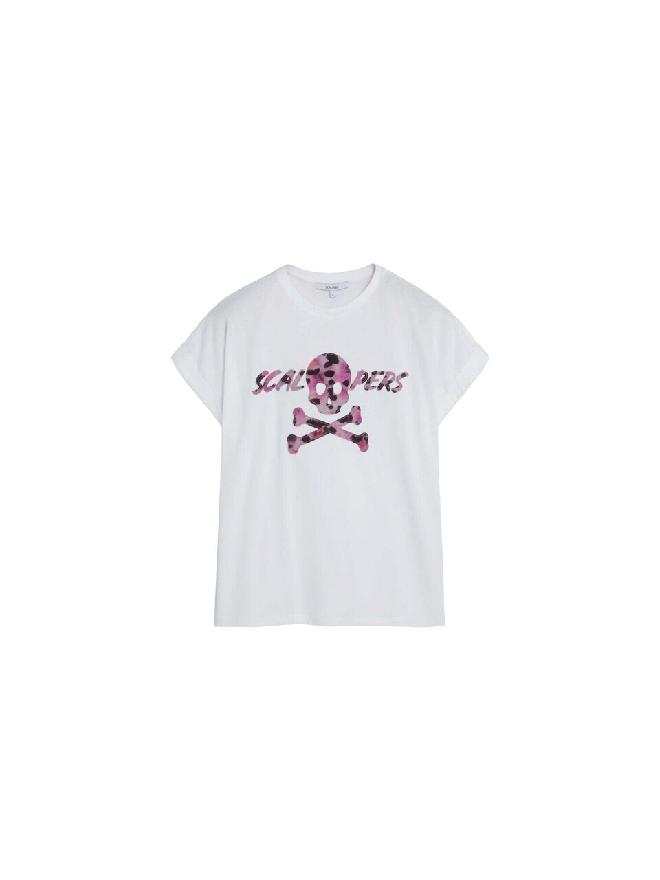 T-shirt 'Spot Trize Skull' syrén / svart