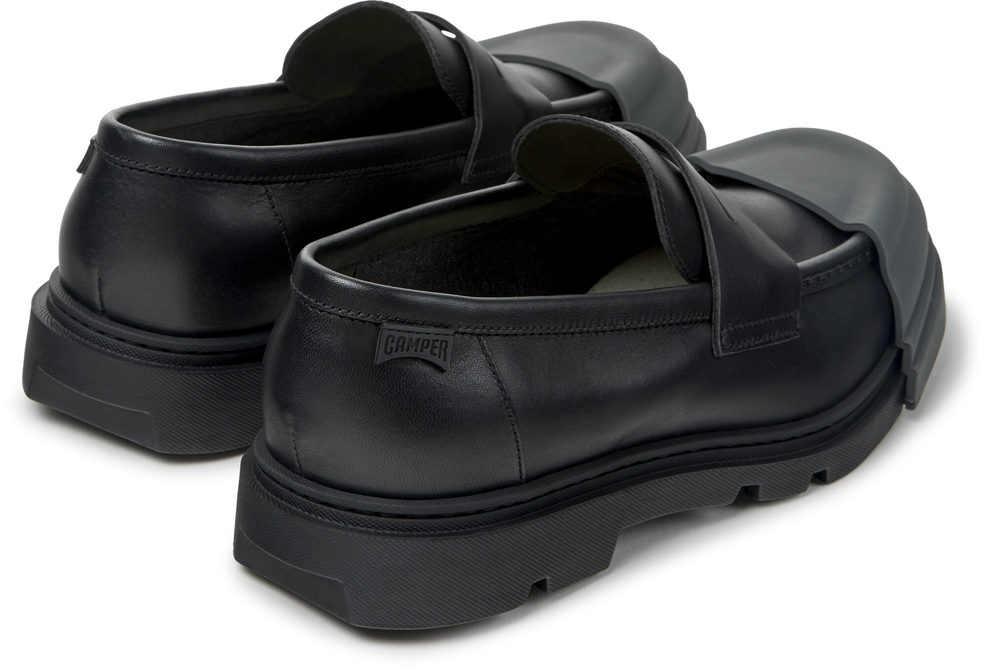 CAMPER Zapatos con cordón ' Junction '  gris / negro – imagen 4