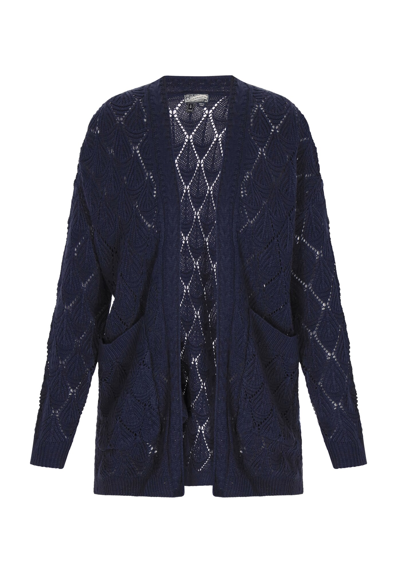 DreiMaster Vintage Geacă tricotată Comfy  albastru noapte