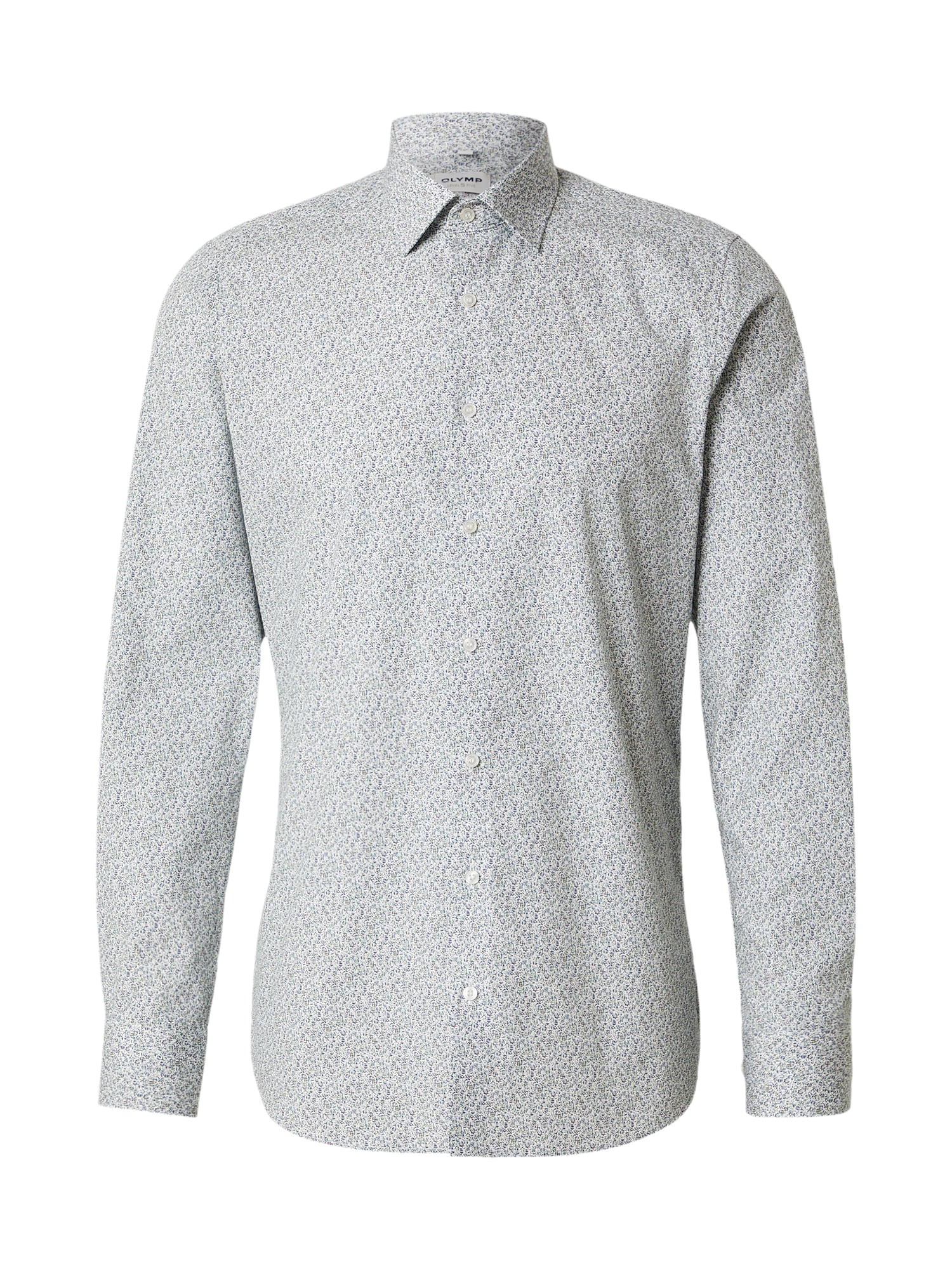 OLYMP Cămașă Level 5  albastru / albastru deschis / verde / alb