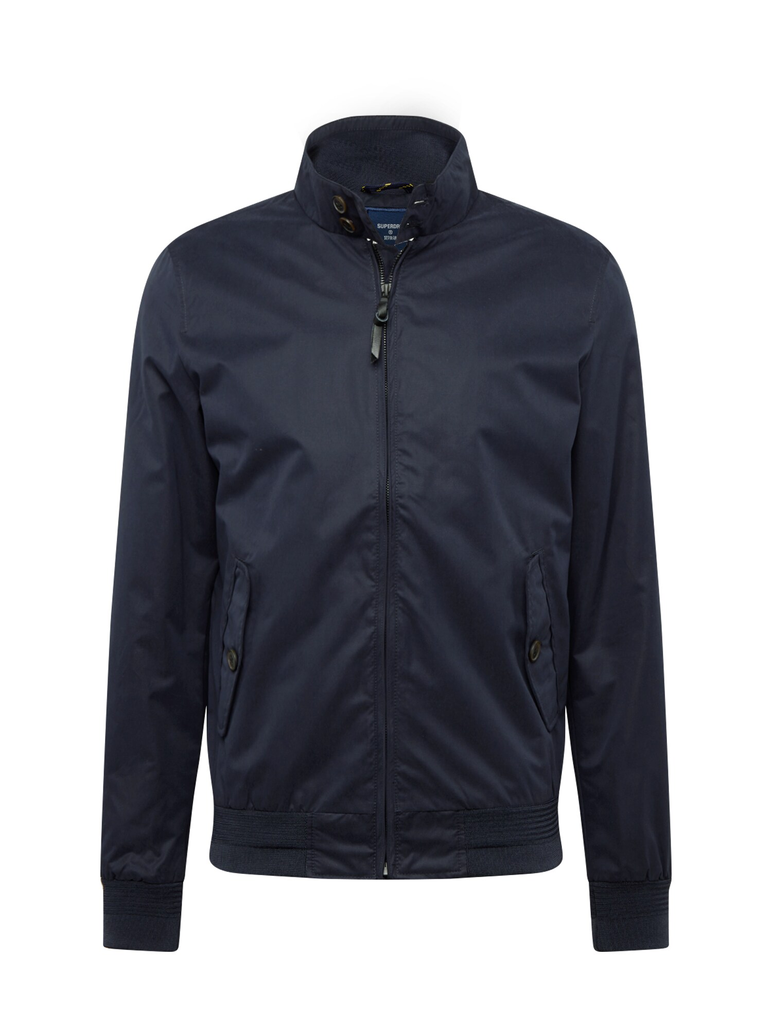 Superdry Demisezoninė striukė 'ICONIC HARRINGTON'  tamsiai mėlyna / tamsiai mėlyna