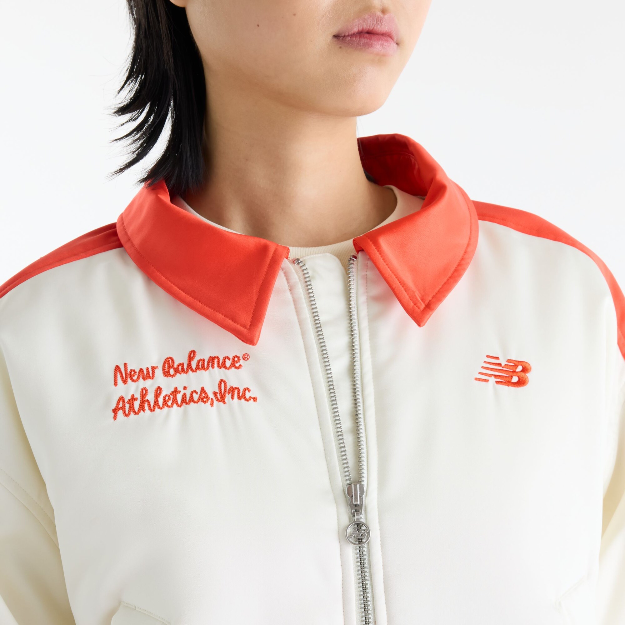 New balance Chaqueta deportiva 'Sport Legacy Stadium Jacket'  rojo / blanco – imagen 4