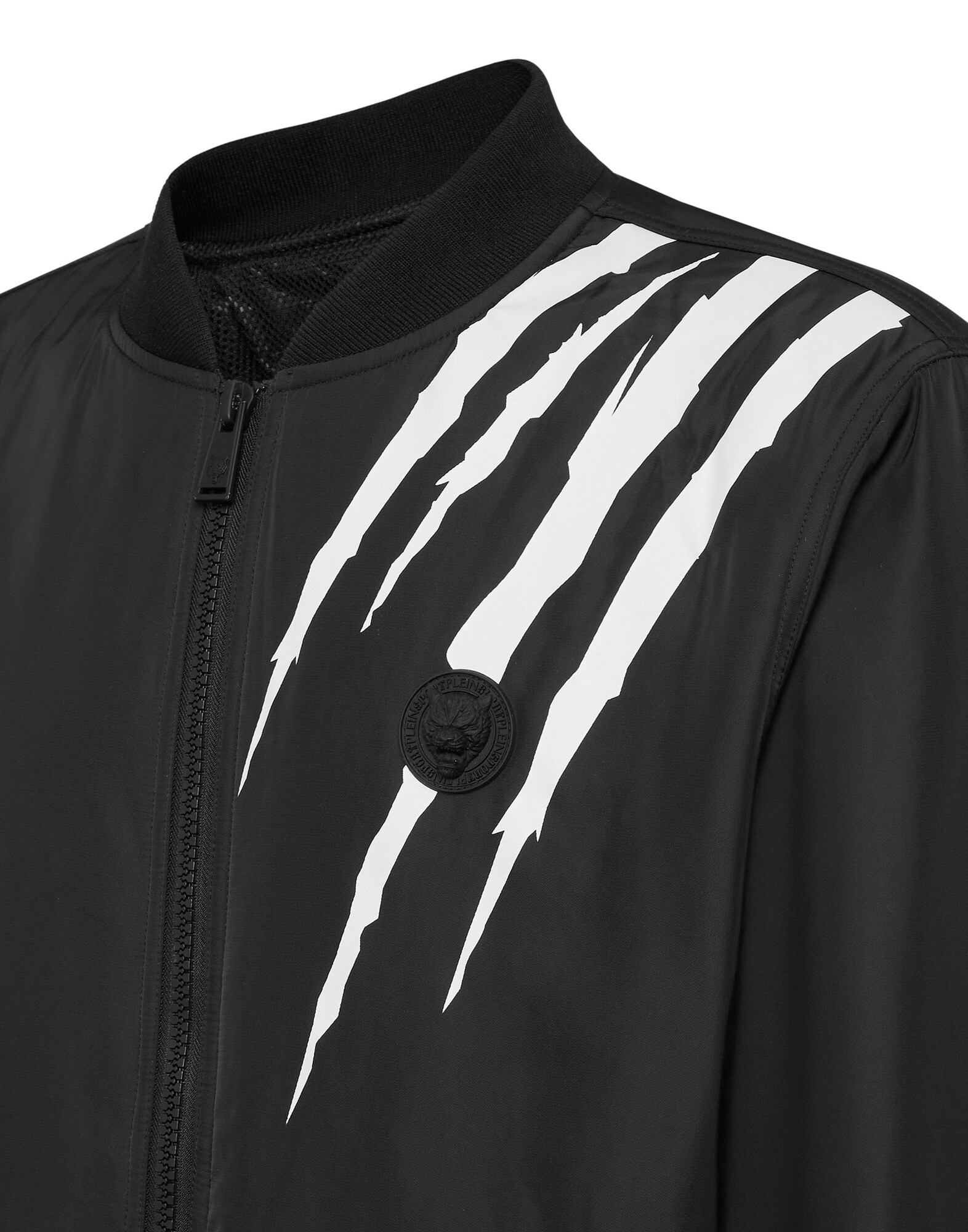 Plein Sport Chaqueta de entretiempo 'Scratch' negro / blanco – imagen 10