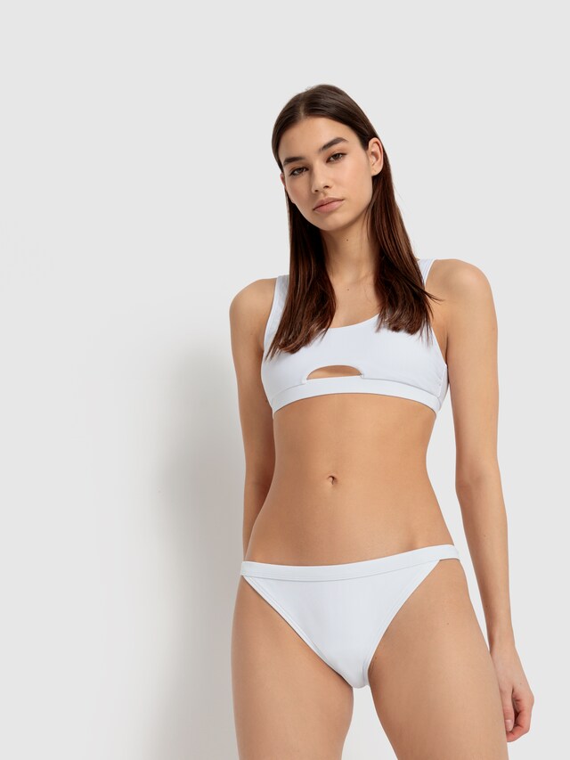 LSCN by LASCANA, Bikini nadrágok 'Gina', fehér, 4 kép a 5 közül