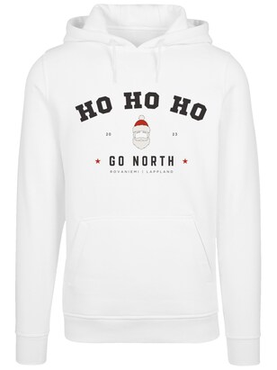 F4NT4STIC Sweatshirt ‘Ho Ho Ho Santa Weihnachten’ Rood / Zwart / Wit