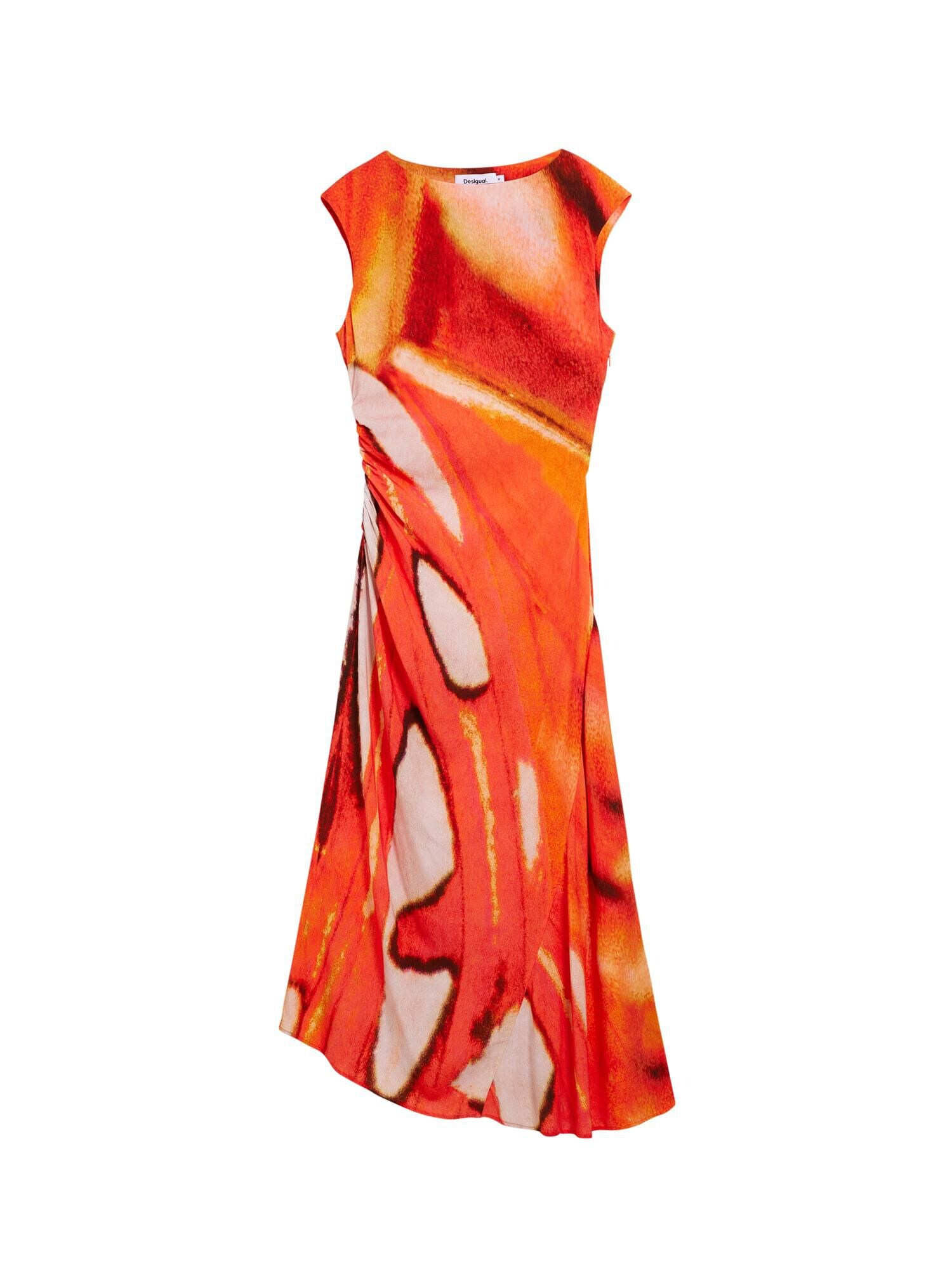 Desigual Rochie  crem / portocaliu