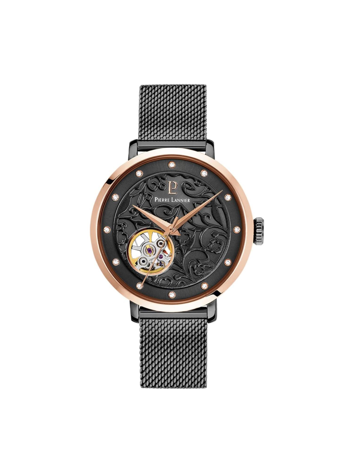 Pierre Lannier Analoog Horloge 'Eolia' Grijs
