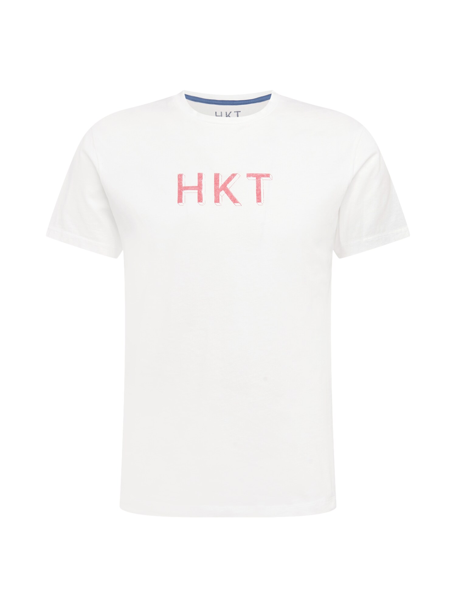 HKT by HACKETT Marškinėliai  oranžinė-raudona / balta