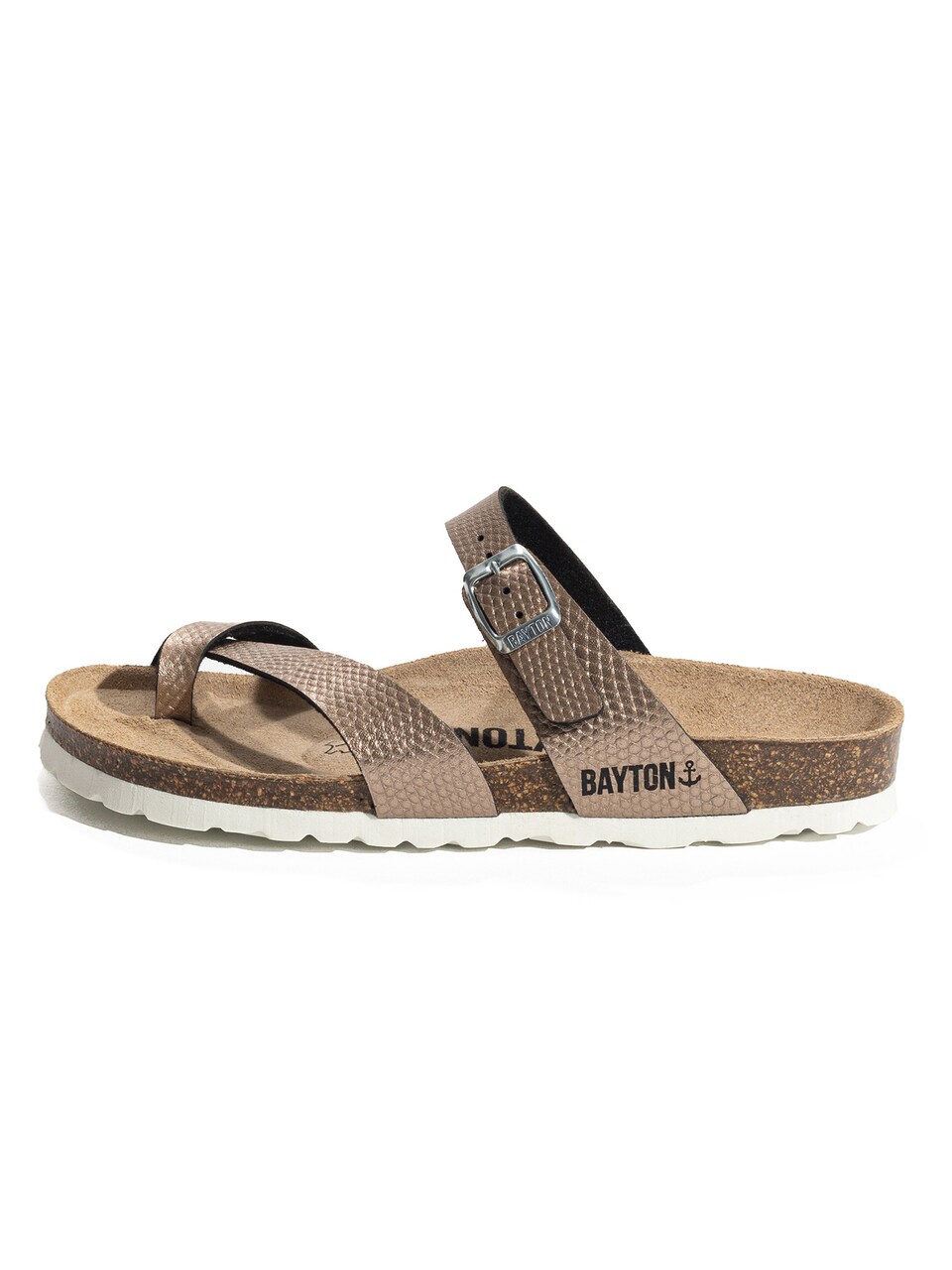 Pantolette 'Triade' brons / svart