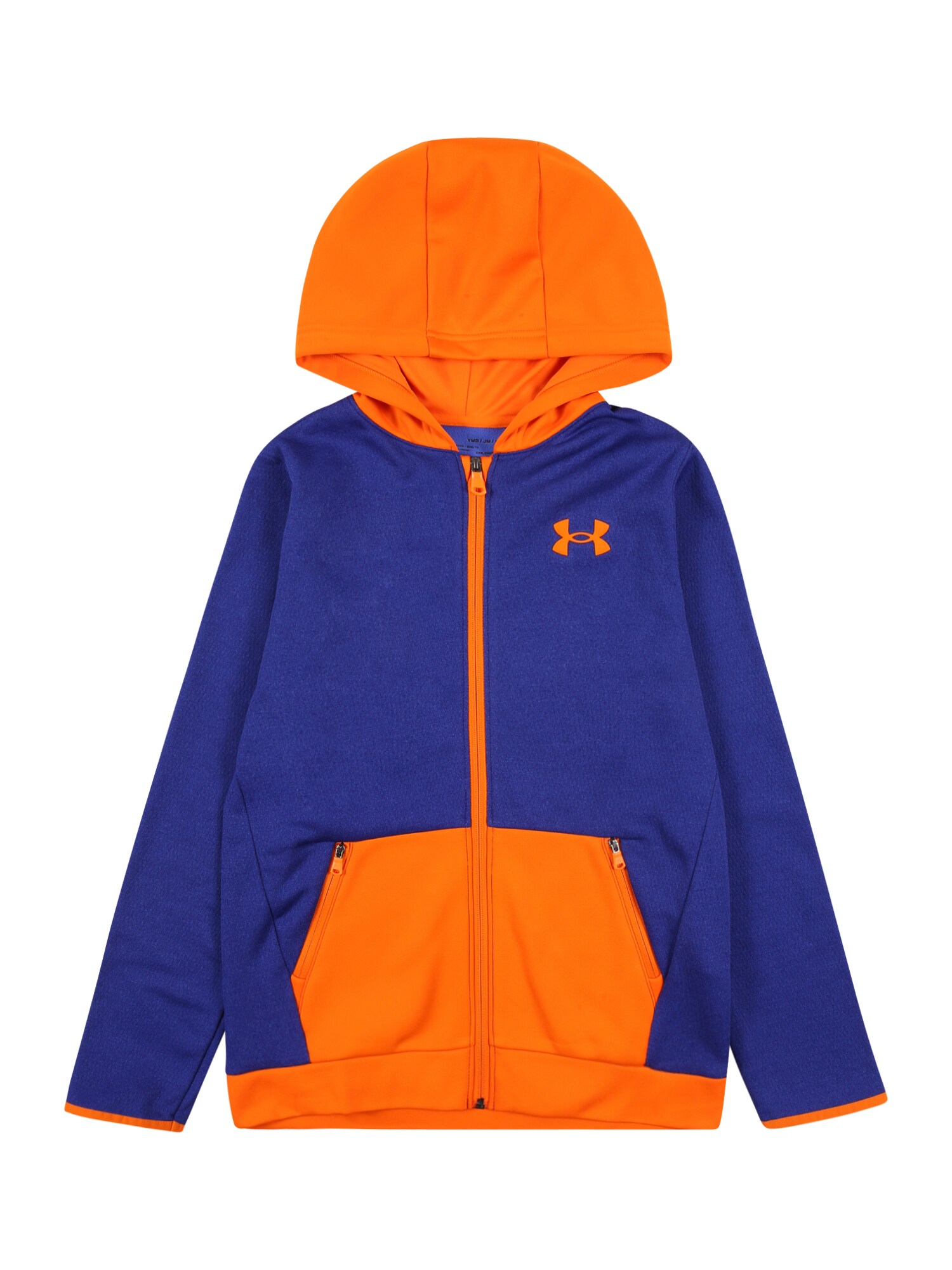 UNDER ARMOUR Sportinis džemperis  mėlyna / oranžinė