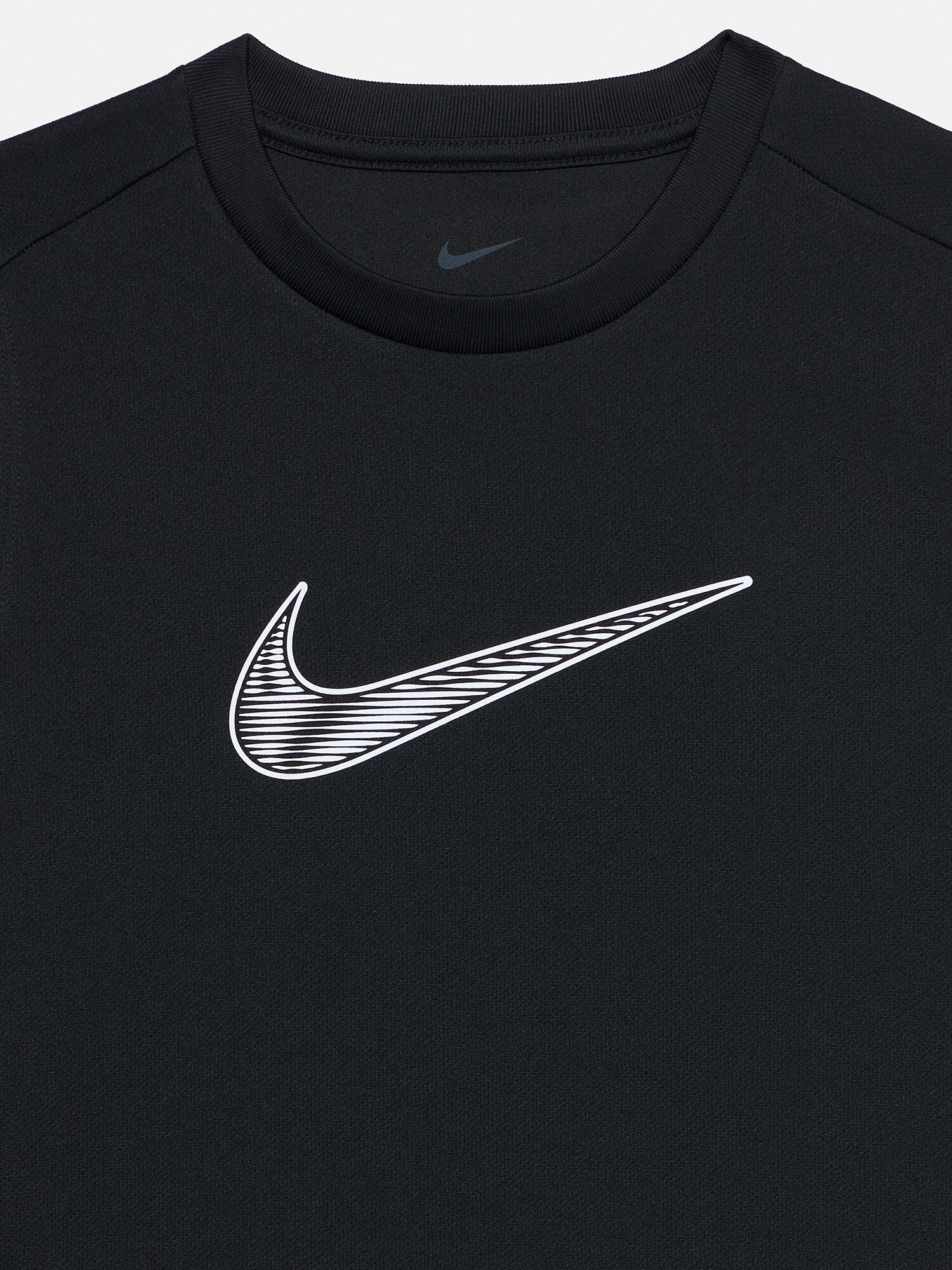 NIKE Tričko  čierna / biela (obrázok 5)