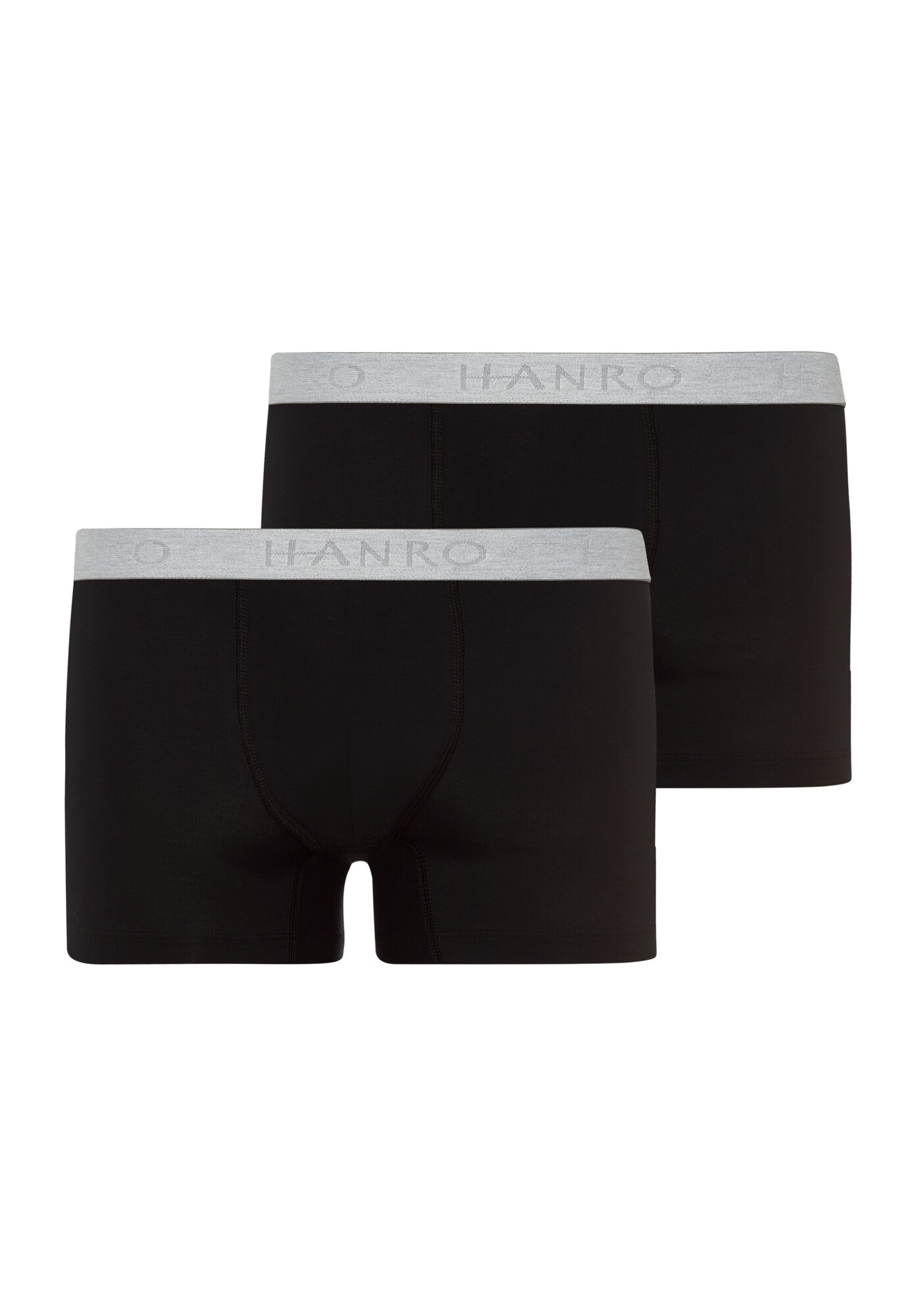 Hanro Boxershorts 'Essentials' Zilvergrijs / Zwart