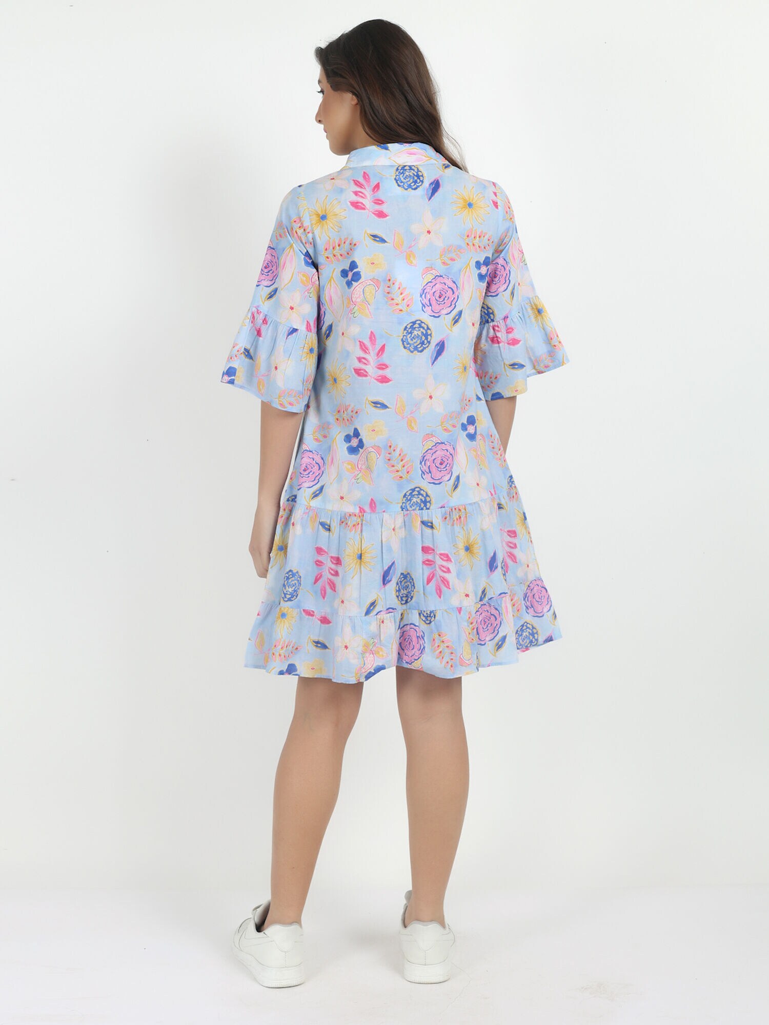 Thumbnail - VICCI Germany Sommerkleid mit durchgehende Knopfleiste